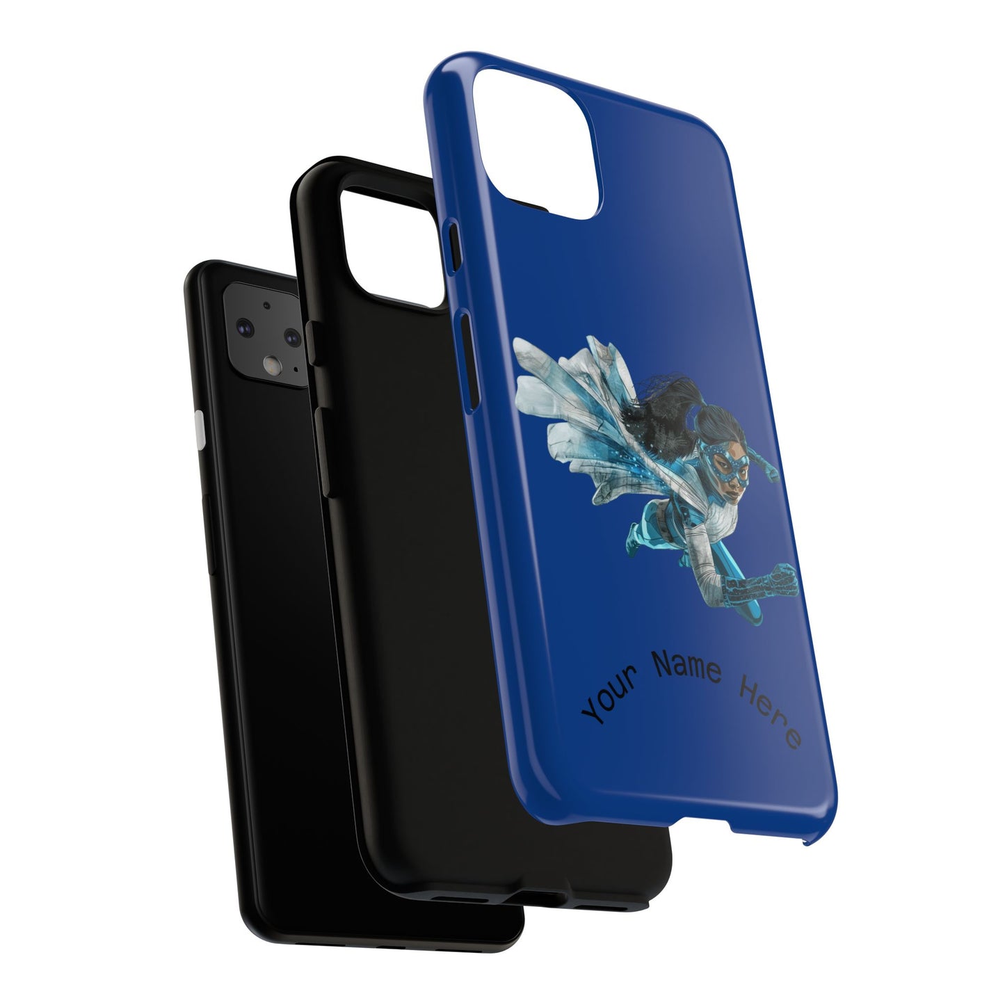 Personalized Tough Phone Case, Custom Phone Cover, Unique Gift for Her, Birthday, Customizable, Stylish Tech Accessory