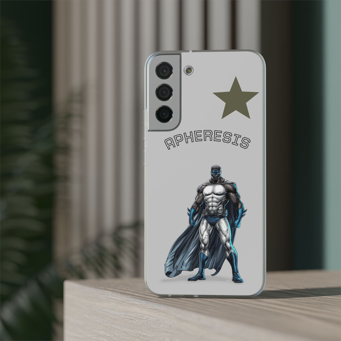Superhero Flexi Cases - Custom Phone Cover, Comic Phone Case, Gifts for Her, Birthday Present, Unique Tech Accessory, APHERESIS Design