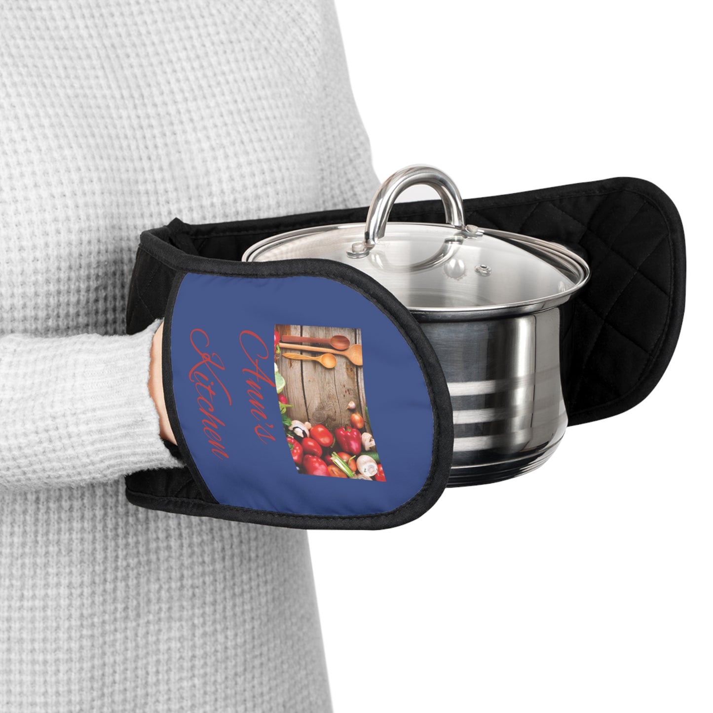 Personalized Floral Oven Mitts for Home Cooking & Gifts