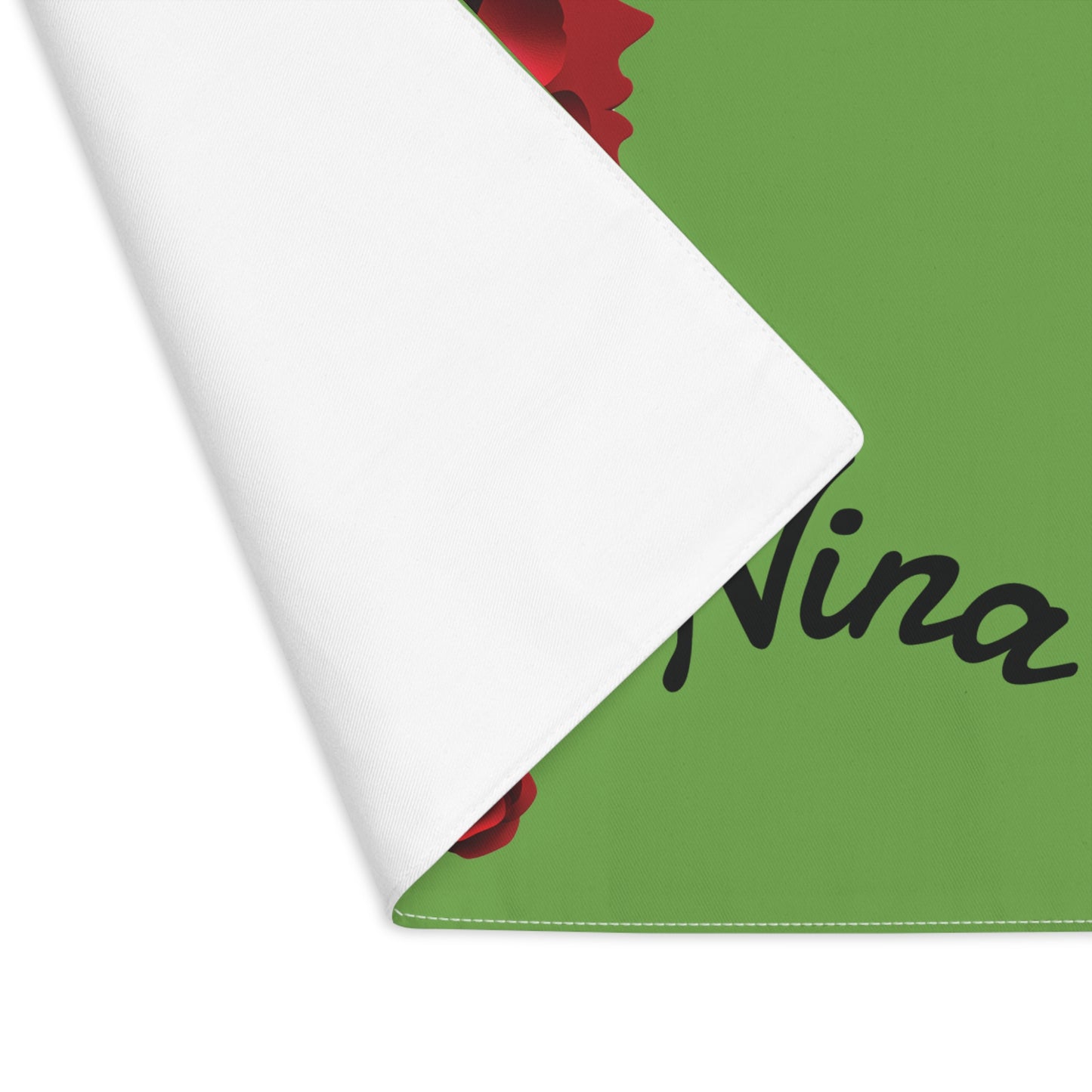 Personalized Floral Placemat, Elegant Table Decor, Custom Name Mat, Dinner Party Essential, Gift for Her, Mother’s Day Decor