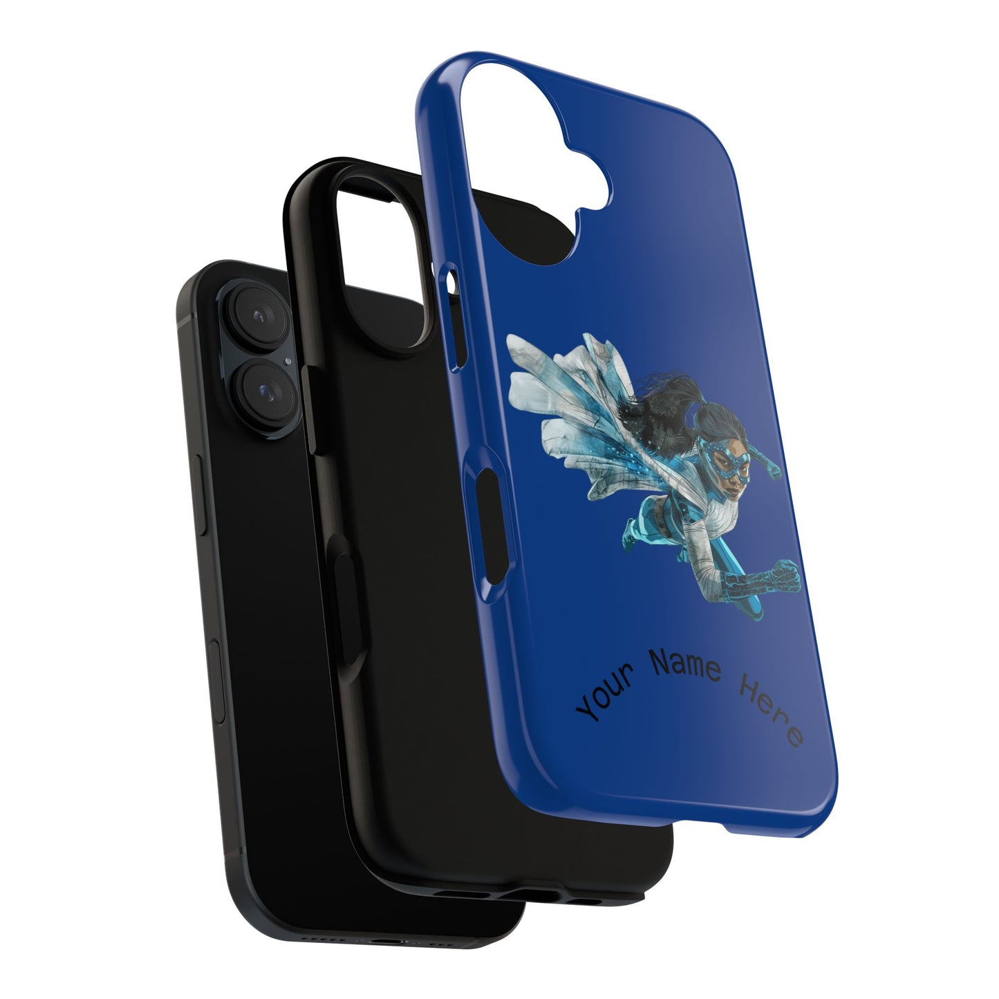 Personalized Tough Phone Case, Custom Phone Cover, Unique Gift for Her, Birthday, Customizable, Stylish Tech Accessory