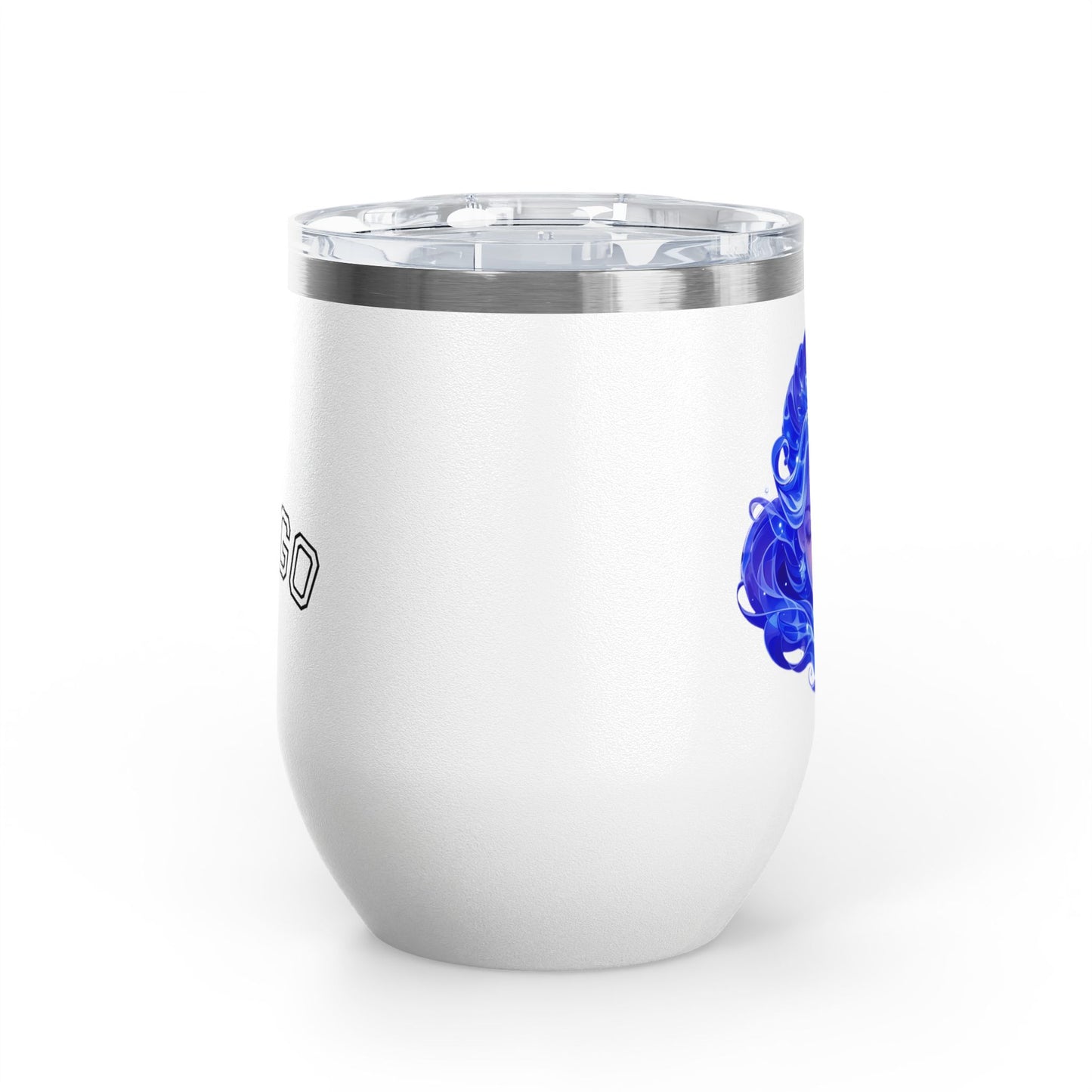 Custom Enchanting Goddess Wine Tumbler, 12oz | Magic Drinkware, Gift for Wine Lovers, Stylish Beverage Container, Unique Barware, Travel Mug