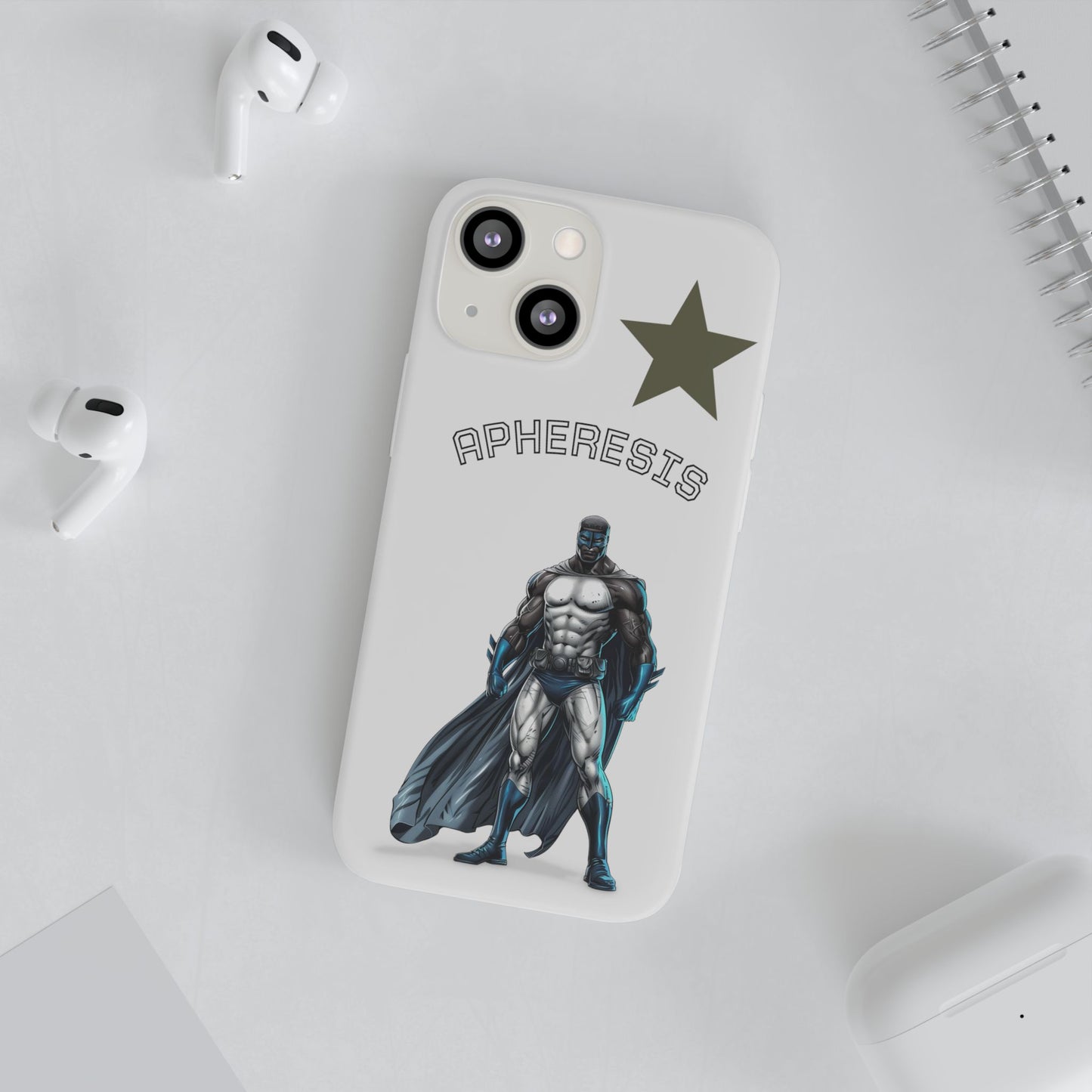 Superhero Flexi Cases - Custom Phone Cover, Comic Phone Case, Gifts for Her, Birthday Present, Unique Tech Accessory, APHERESIS Design