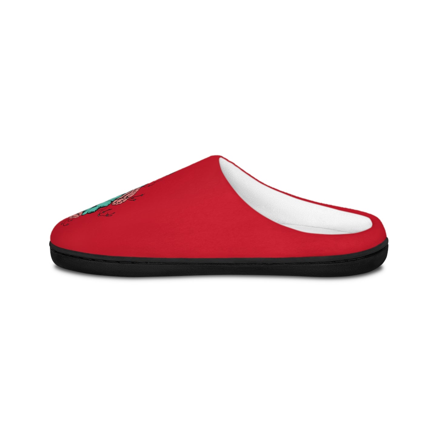 Artistic Women's Indoor Slippers with Floral Design