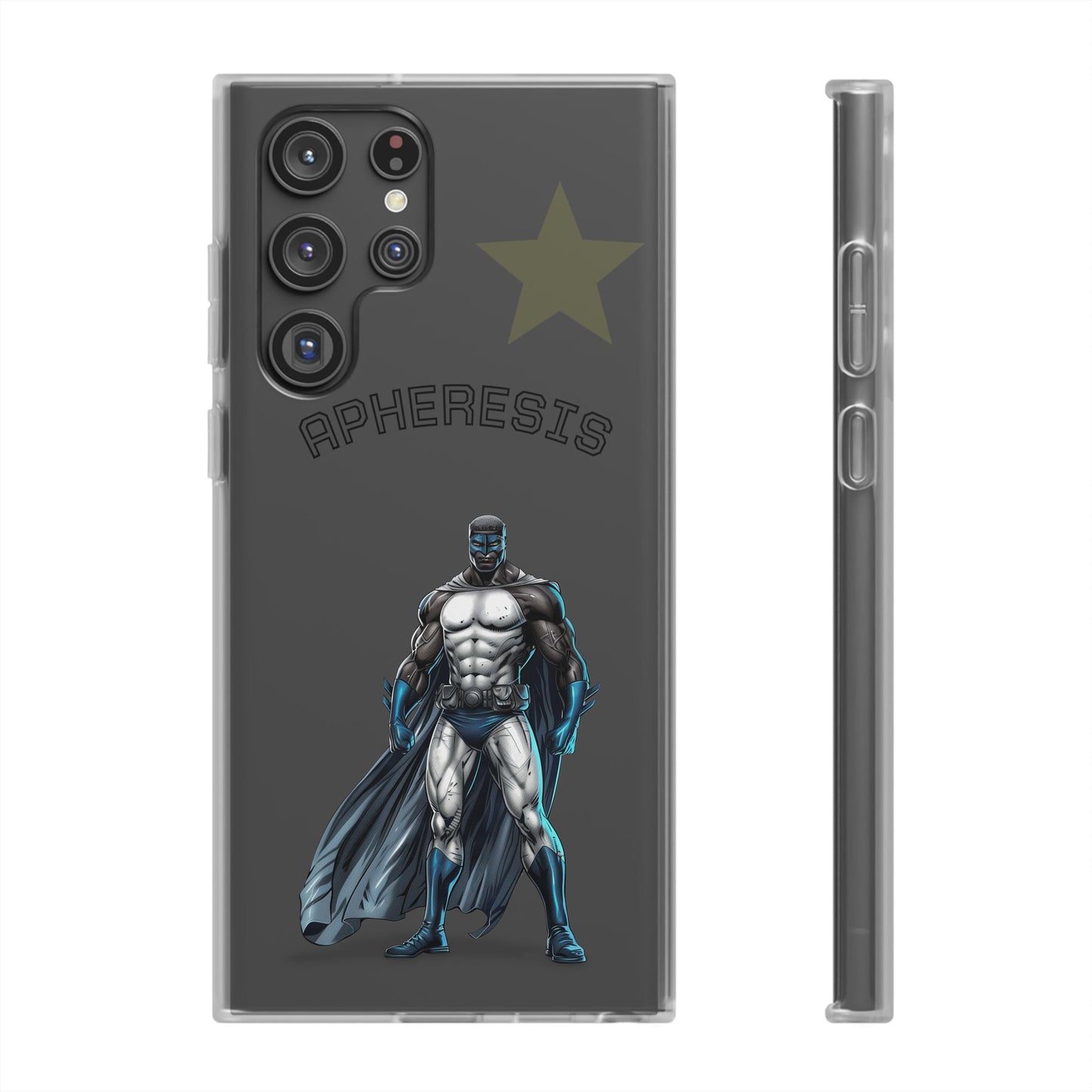 Superhero Flexi Cases - Custom Phone Cover, Comic Phone Case, Gifts for Her, Birthday Present, Unique Tech Accessory, APHERESIS Design