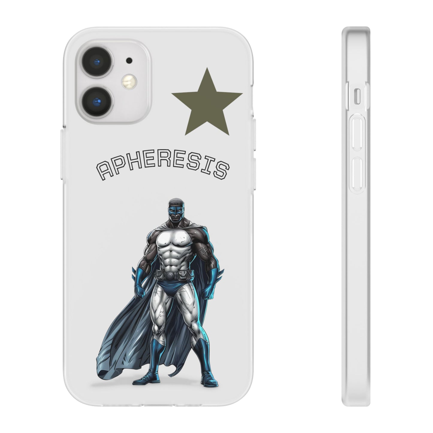 Superhero Flexi Cases - Custom Phone Cover, Comic Phone Case, Gifts for Her, Birthday Present, Unique Tech Accessory, APHERESIS Design