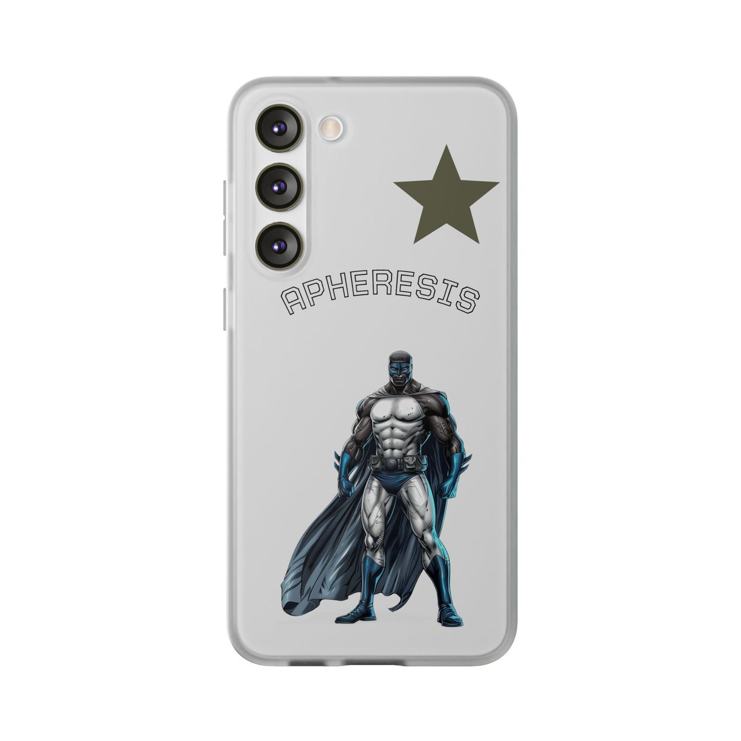 Superhero Flexi Cases - Custom Phone Cover, Comic Phone Case, Gifts for Her, Birthday Present, Unique Tech Accessory, APHERESIS Design