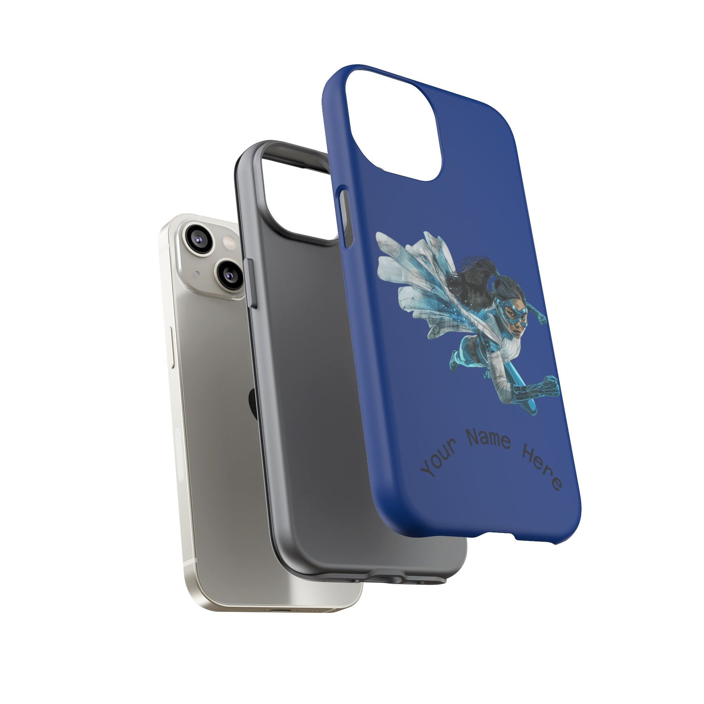 Personalized Tough Phone Case, Custom Phone Cover, Unique Gift for Her, Birthday, Customizable, Stylish Tech Accessory