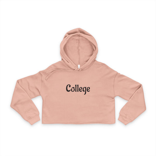 Cropped Hoodie for College Girls - Cozy, Stylish & Fun