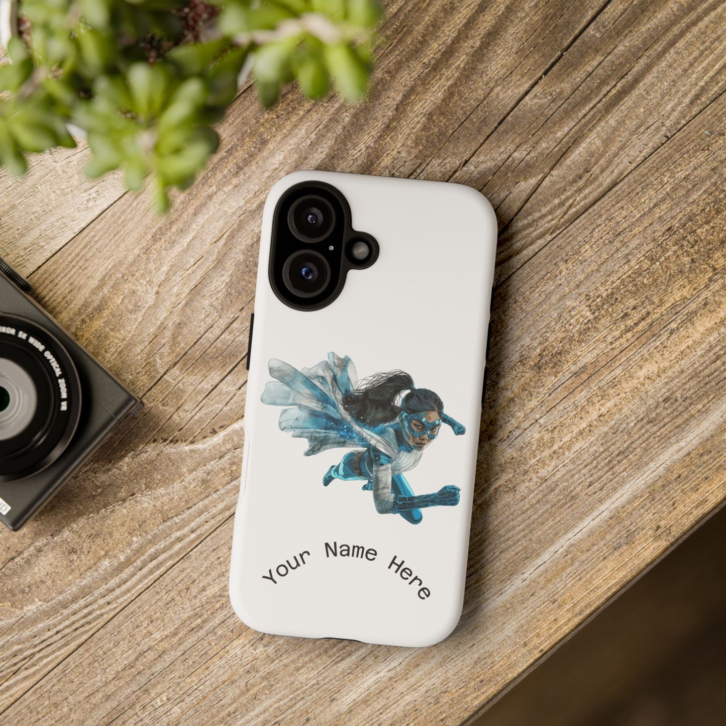 Personalized Tough Phone Case, Custom Phone Cover, Unique Gift for Her, Birthday, Customizable, Stylish Tech Accessory
