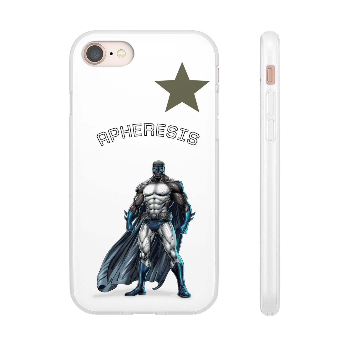 Superhero Flexi Cases - Custom Phone Cover, Comic Phone Case, Gifts for Her, Birthday Present, Unique Tech Accessory, APHERESIS Design