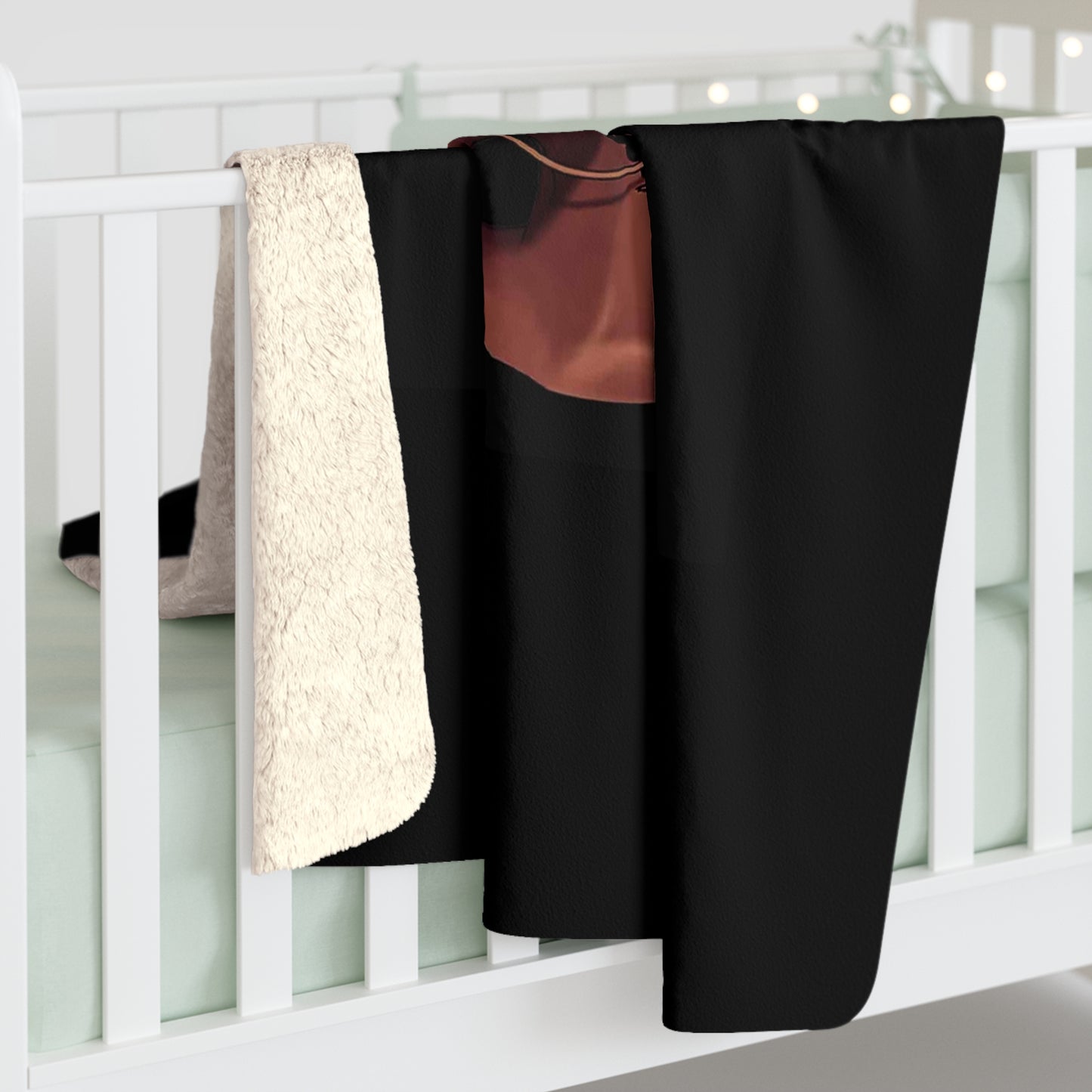 Proud Black Mom Sherpa Fleece Blanket - Cozy Honor Blanket for Celebrating Strength and Love