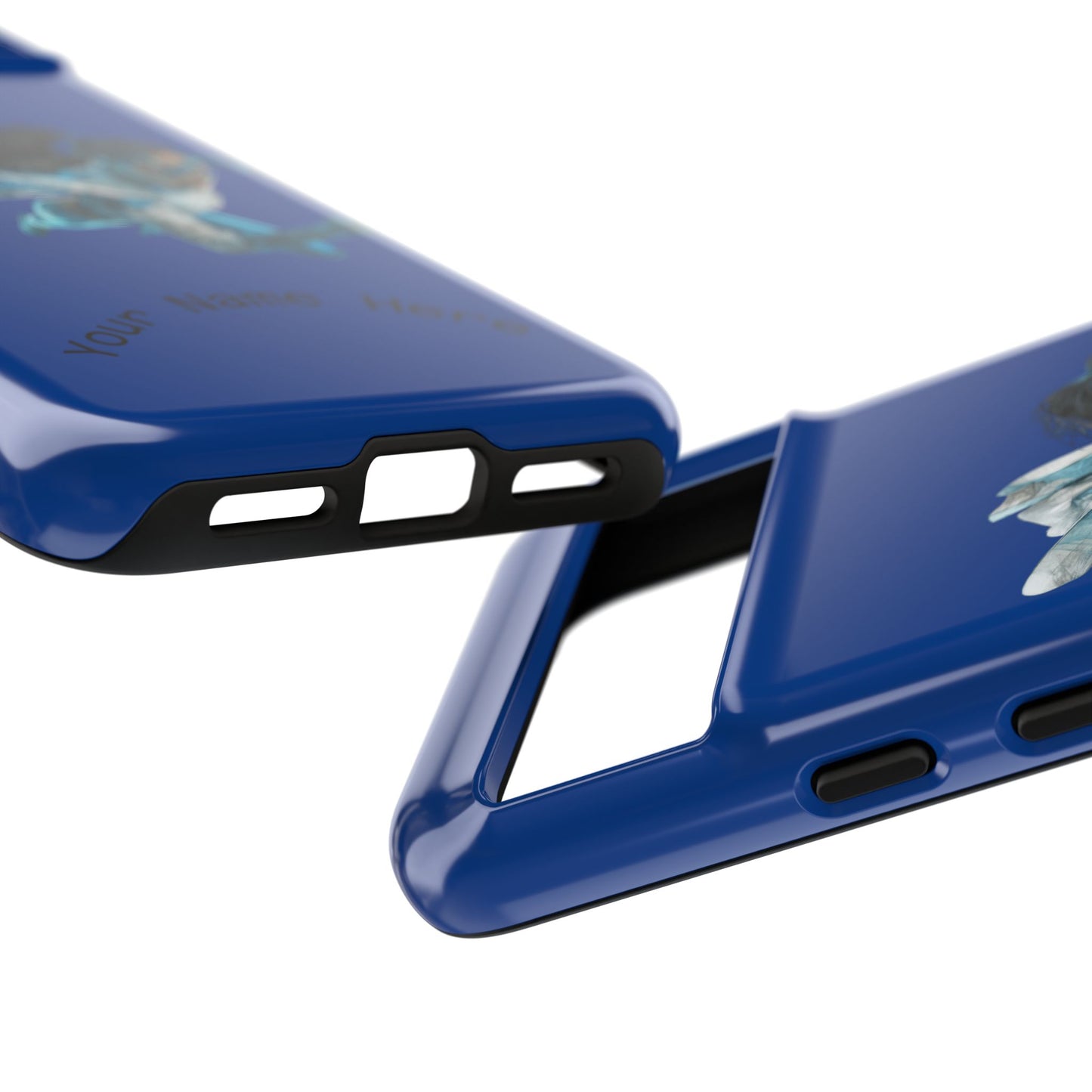 Personalized Tough Phone Case, Custom Phone Cover, Unique Gift for Her, Birthday, Customizable, Stylish Tech Accessory