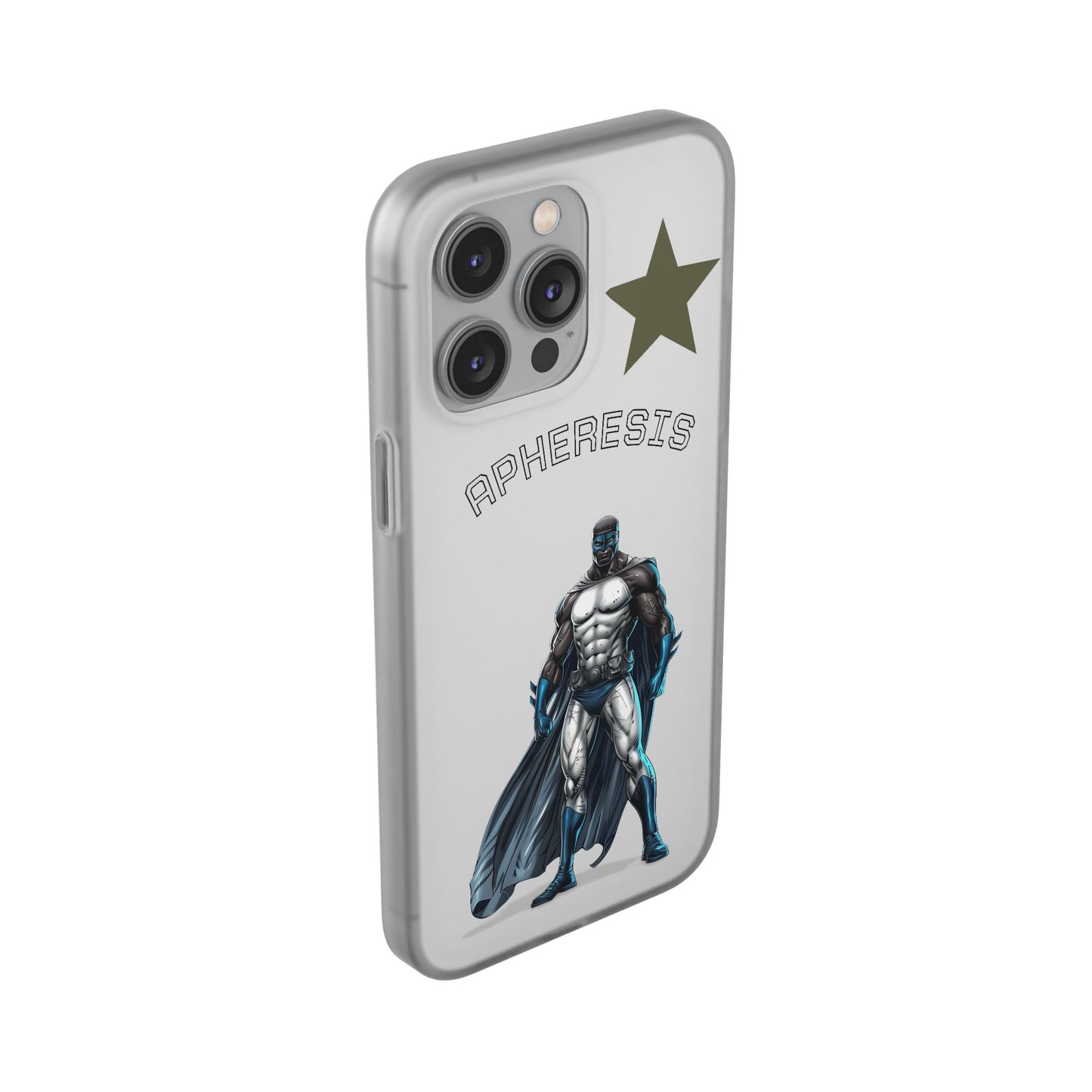 Superhero Flexi Cases - Custom Phone Cover, Comic Phone Case, Gifts for Her, Birthday Present, Unique Tech Accessory, APHERESIS Design