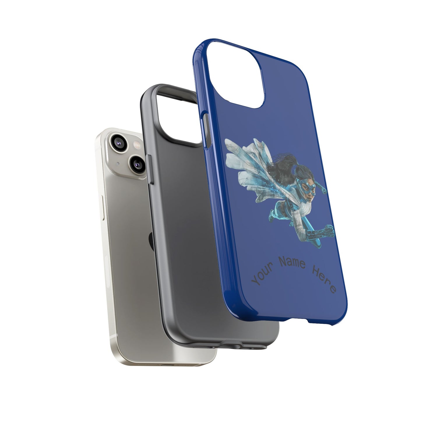 Personalized Tough Phone Case, Custom Phone Cover, Unique Gift for Her, Birthday, Customizable, Stylish Tech Accessory