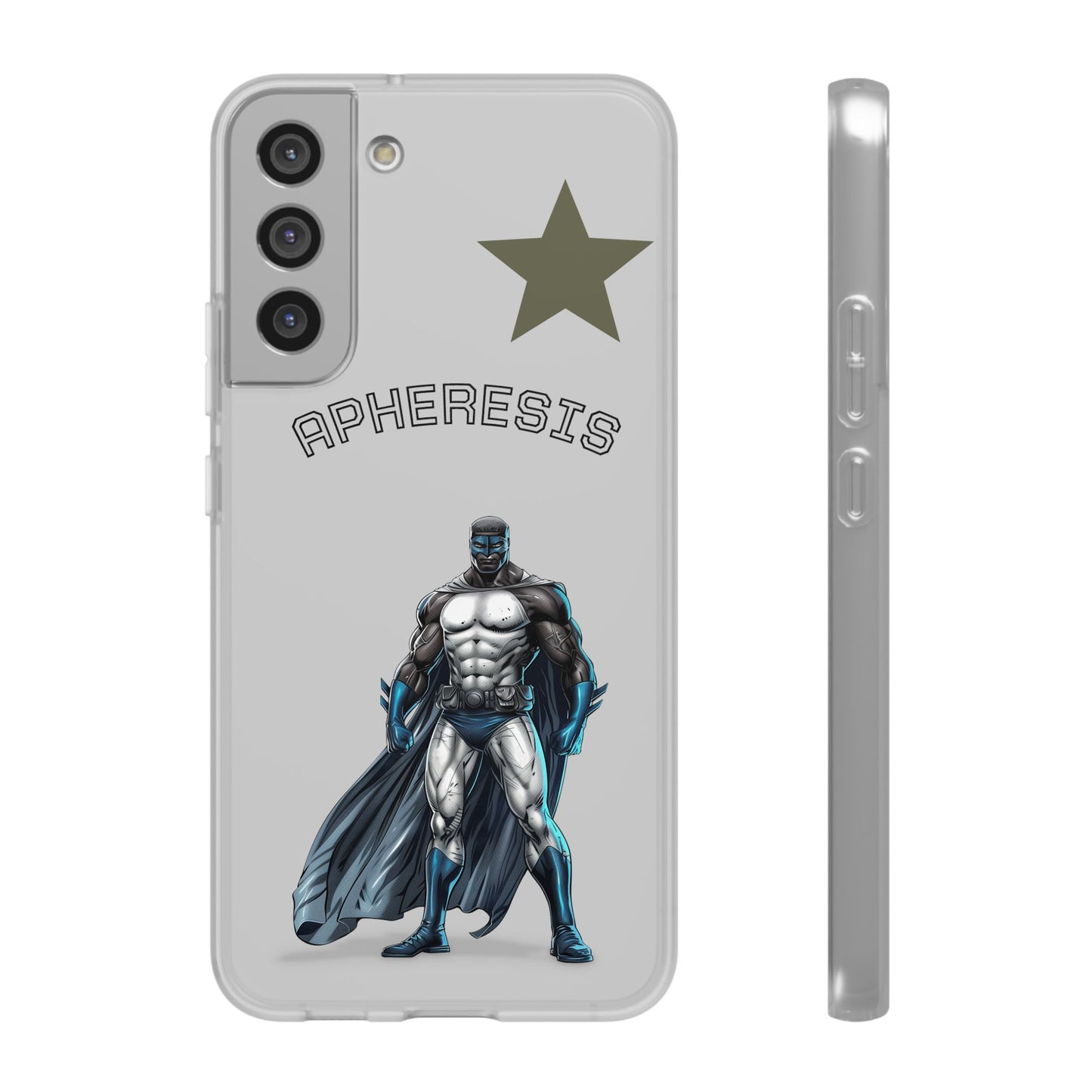 Superhero Flexi Cases - Custom Phone Cover, Comic Phone Case, Gifts for Her, Birthday Present, Unique Tech Accessory, APHERESIS Design
