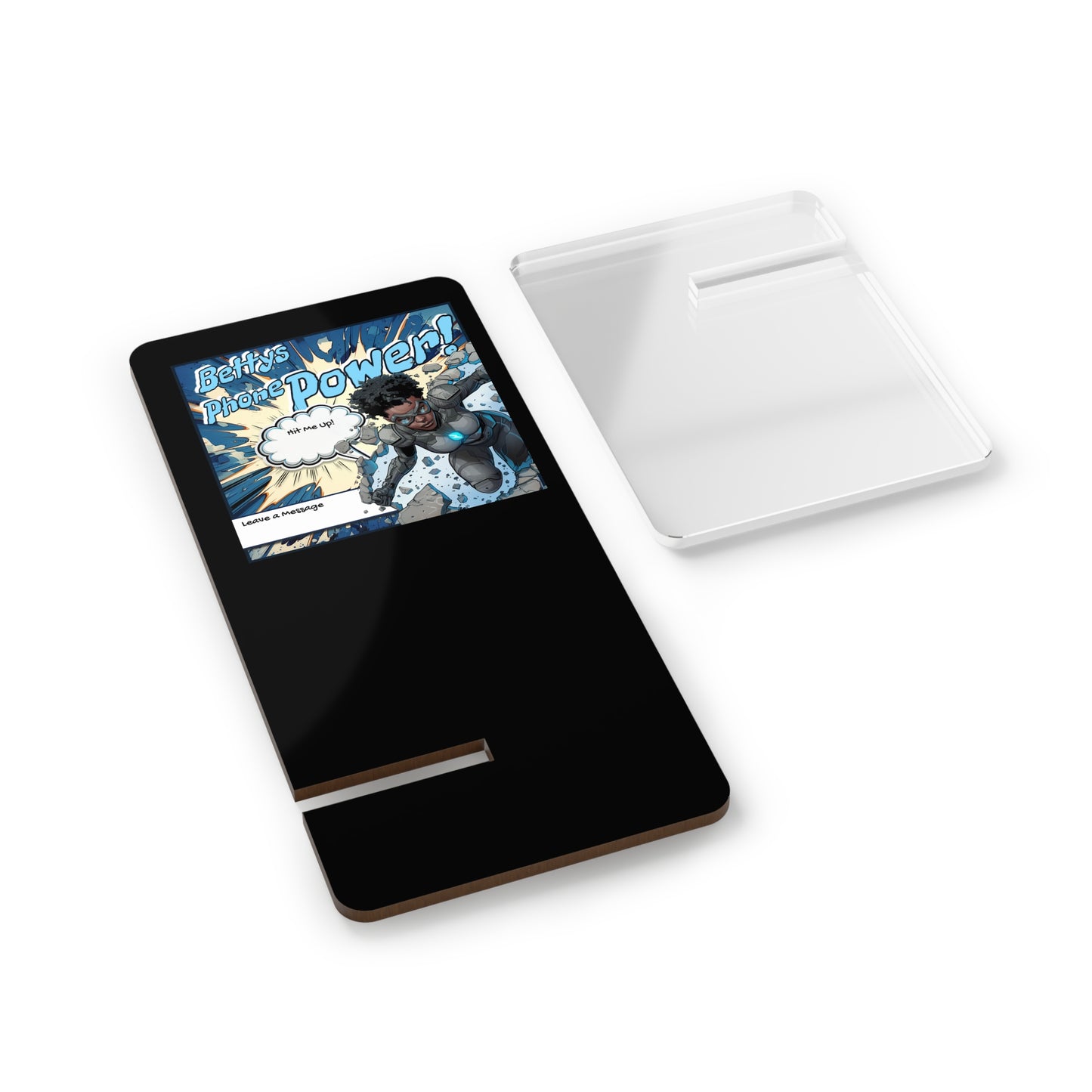 Copy of Copy of Smartphone Display Stand, Comic Book Style Phone Holder, Desk Organizer, Great for Gifts, Home Office Decor, Personalized Phone Stand