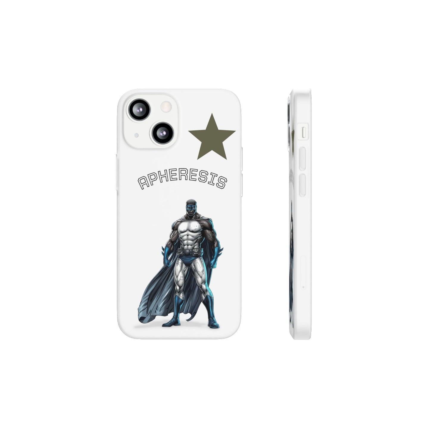 Superhero Flexi Cases - Custom Phone Cover, Comic Phone Case, Gifts for Her, Birthday Present, Unique Tech Accessory, APHERESIS Design