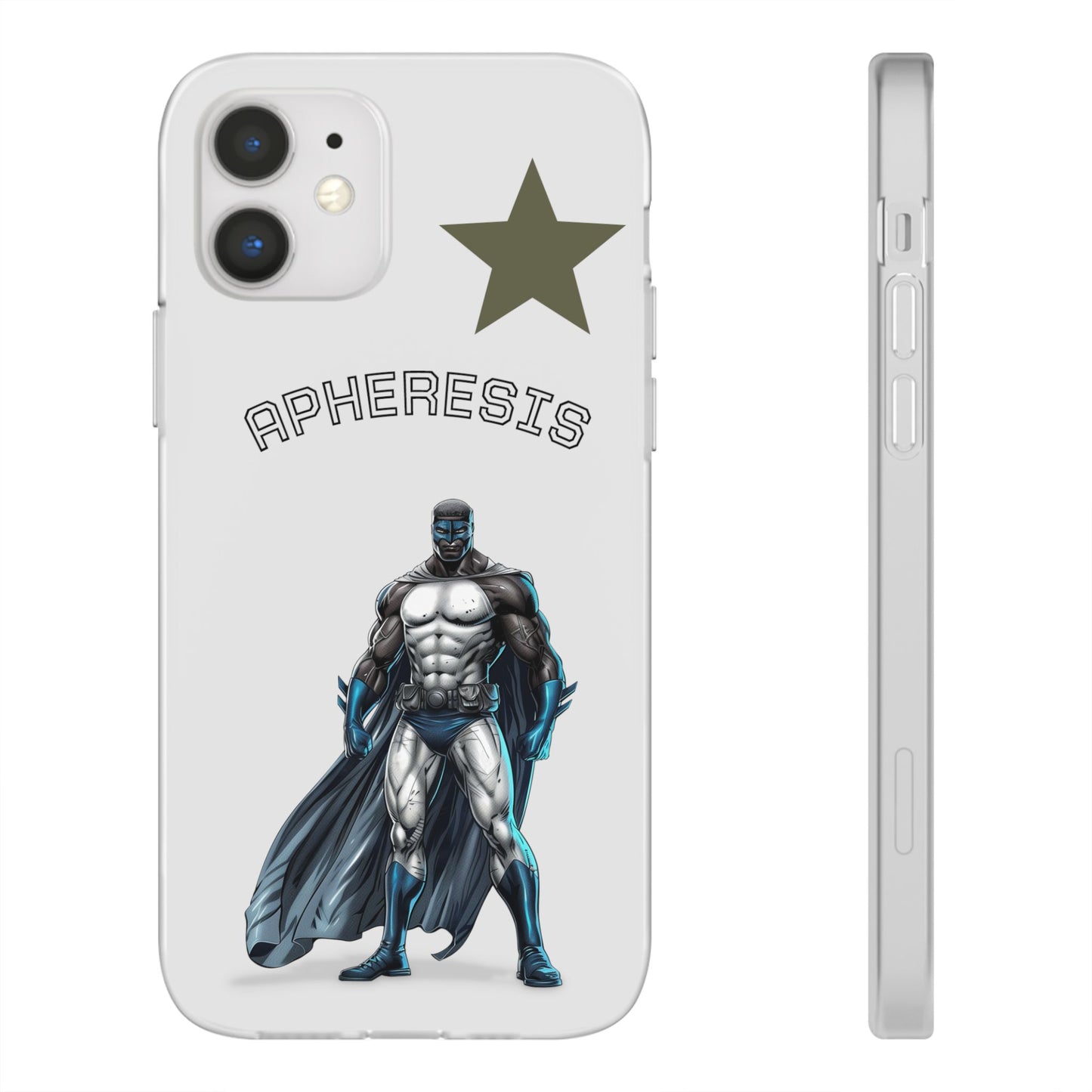 Superhero Flexi Cases - Custom Phone Cover, Comic Phone Case, Gifts for Her, Birthday Present, Unique Tech Accessory, APHERESIS Design