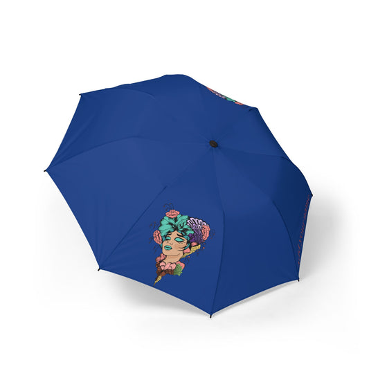 Artistic Foldable Umbrella with Custom Name Option