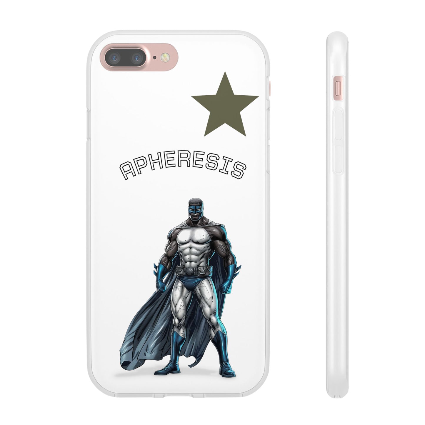 Superhero Flexi Cases - Custom Phone Cover, Comic Phone Case, Gifts for Her, Birthday Present, Unique Tech Accessory, APHERESIS Design