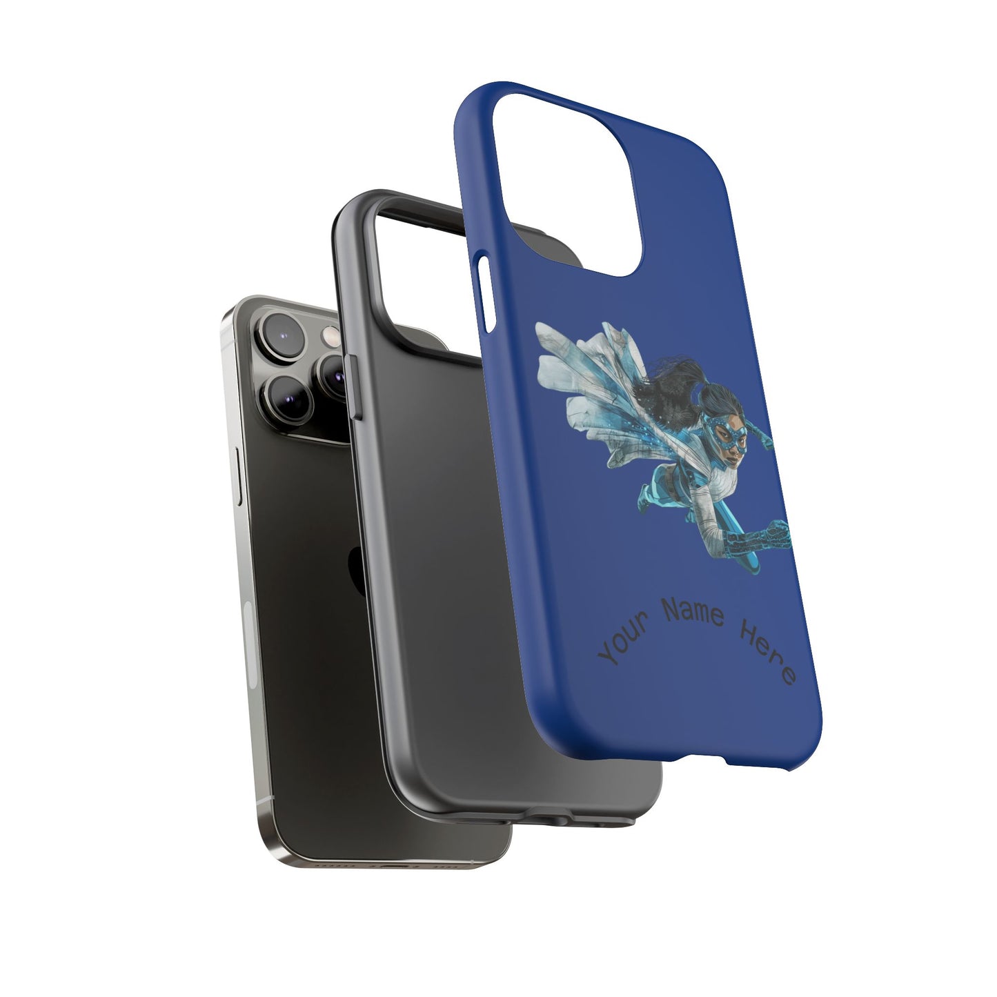 Personalized Tough Phone Case, Custom Phone Cover, Unique Gift for Her, Birthday, Customizable, Stylish Tech Accessory