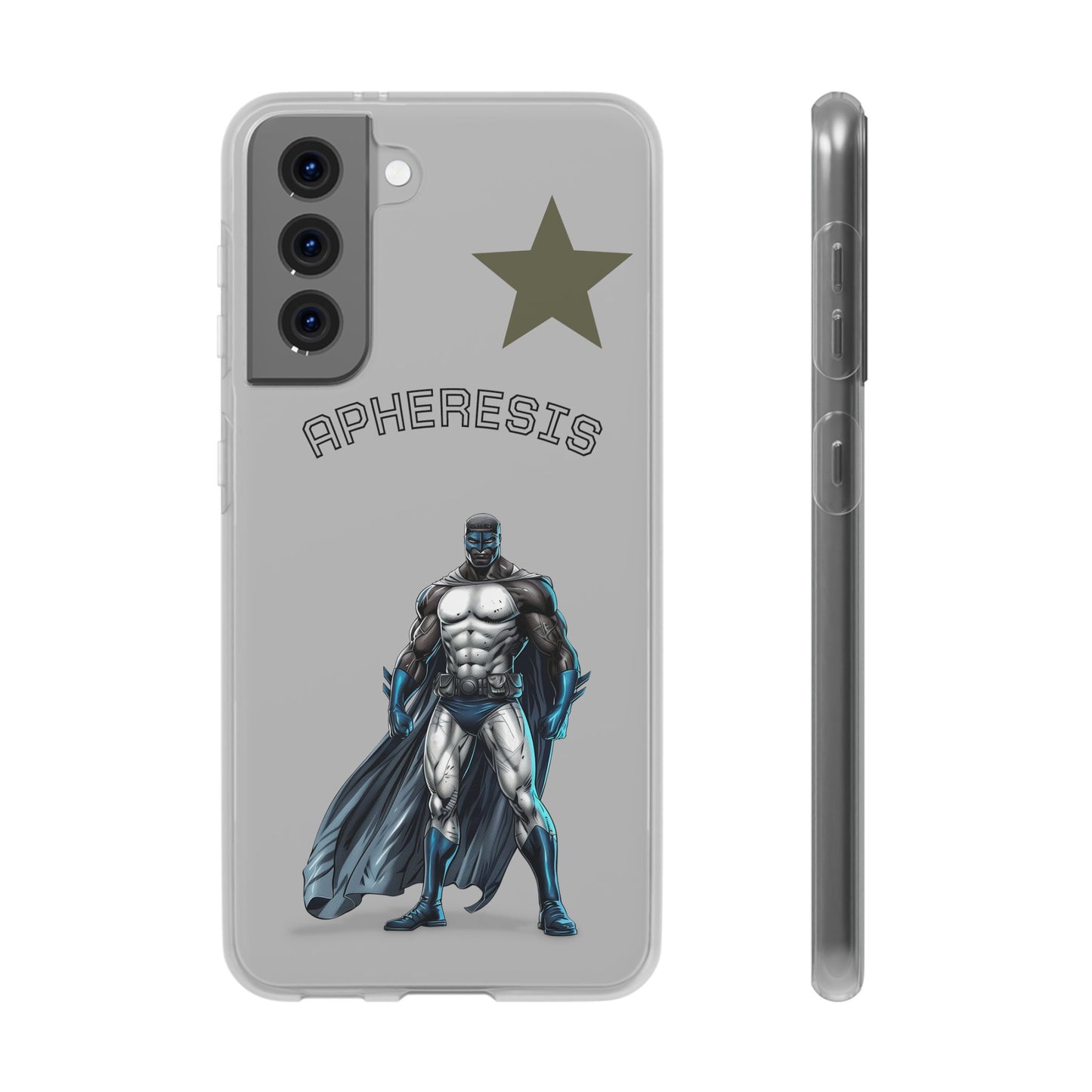 Superhero Flexi Cases - Custom Phone Cover, Comic Phone Case, Gifts for Her, Birthday Present, Unique Tech Accessory, APHERESIS Design