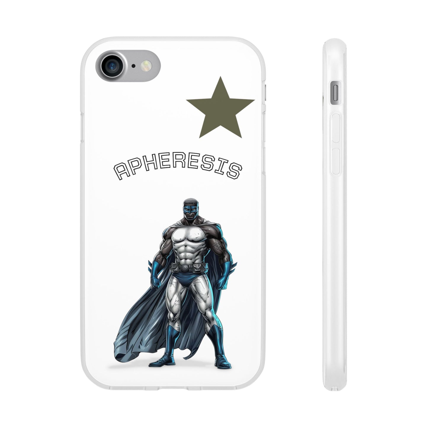 Superhero Flexi Cases - Custom Phone Cover, Comic Phone Case, Gifts for Her, Birthday Present, Unique Tech Accessory, APHERESIS Design