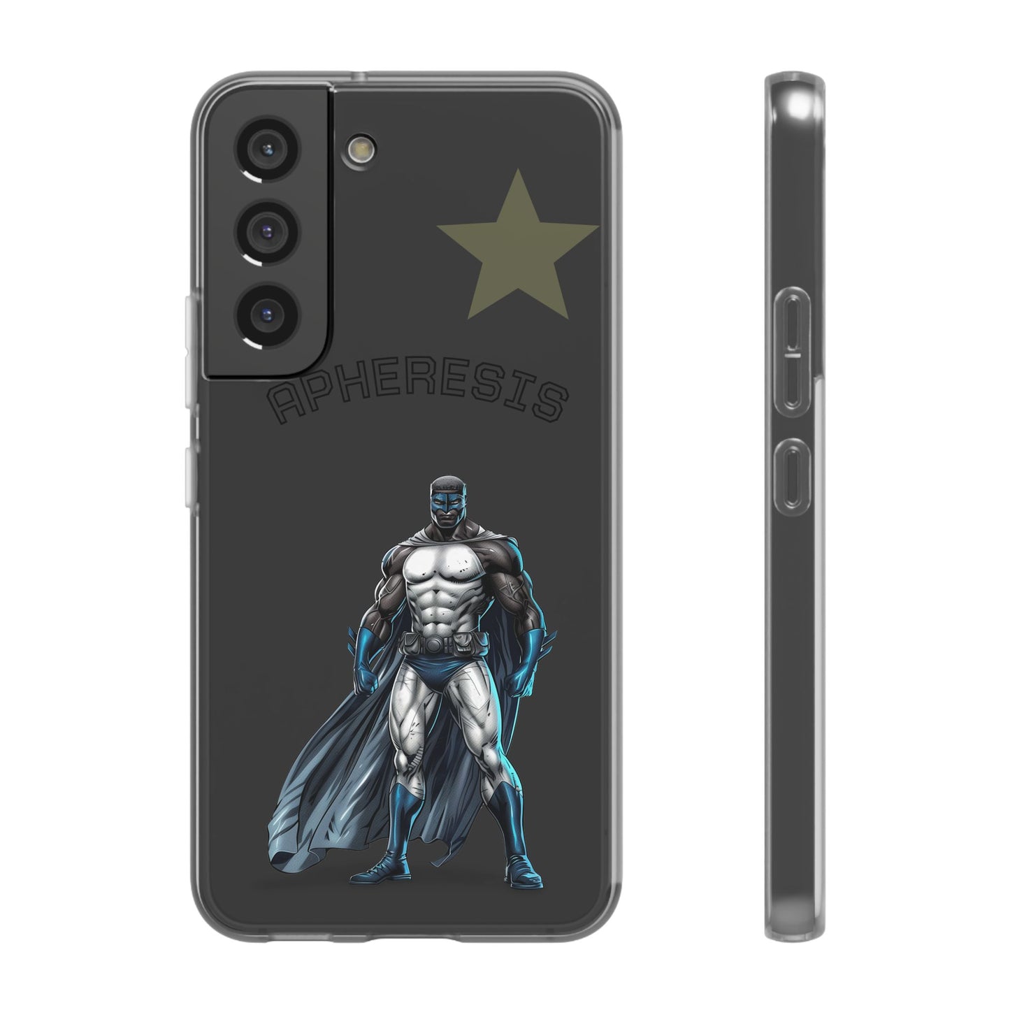 Superhero Flexi Cases - Custom Phone Cover, Comic Phone Case, Gifts for Her, Birthday Present, Unique Tech Accessory, APHERESIS Design