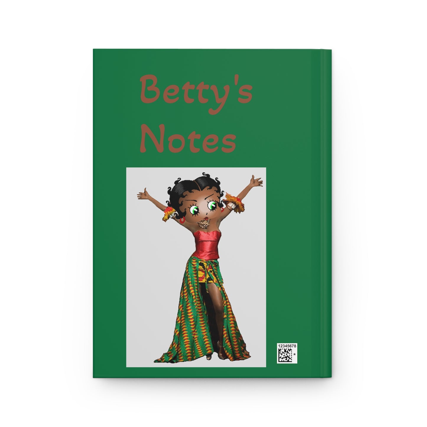 Personalized Hardcover Journal: Betty's Notes with Vibrant Character Design