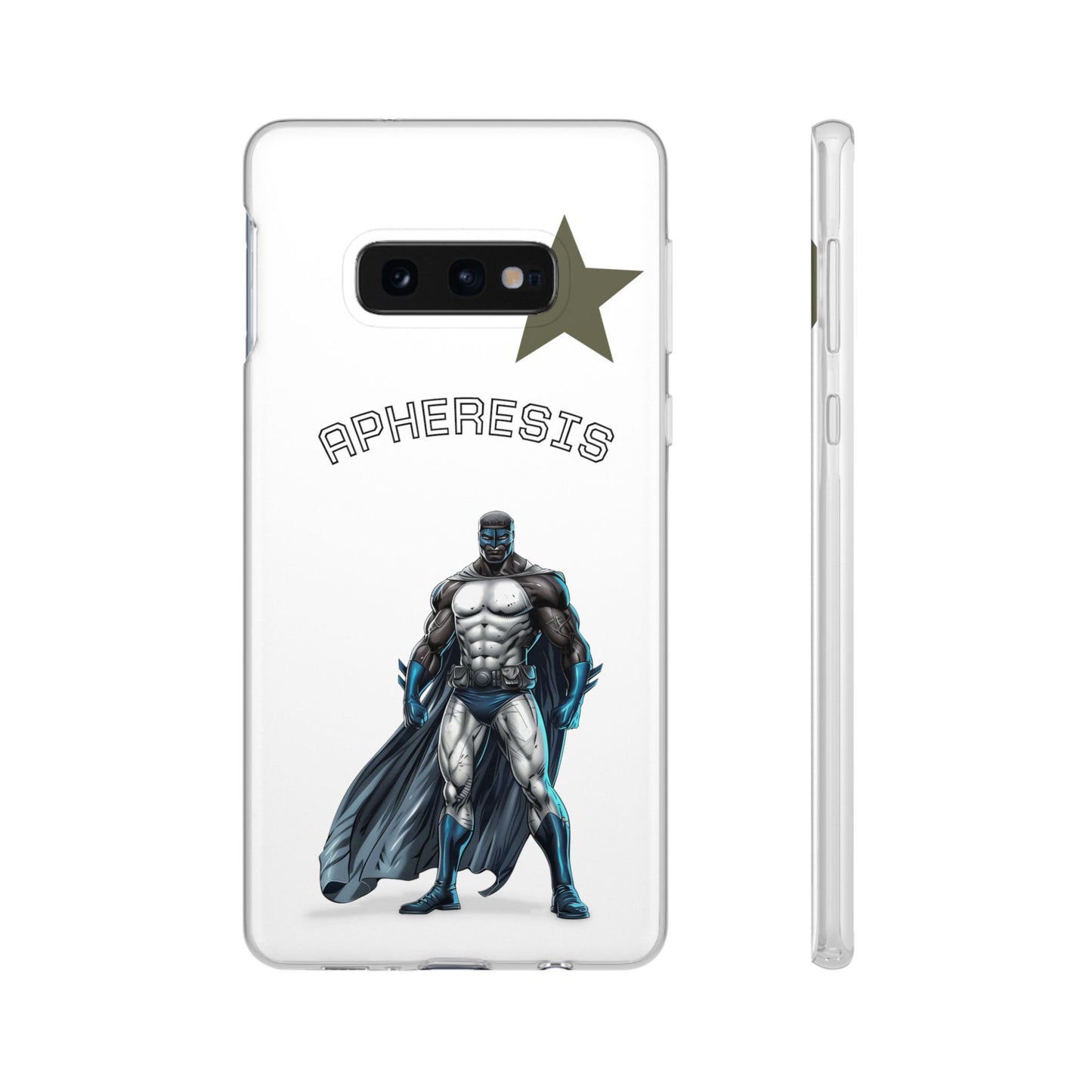 Superhero Flexi Cases - Custom Phone Cover, Comic Phone Case, Gifts for Her, Birthday Present, Unique Tech Accessory, APHERESIS Design