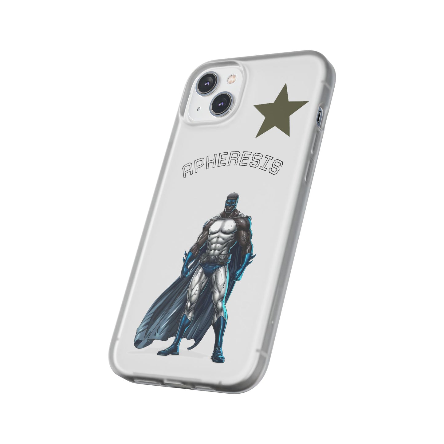 Superhero Flexi Cases - Custom Phone Cover, Comic Phone Case, Gifts for Her, Birthday Present, Unique Tech Accessory, APHERESIS Design