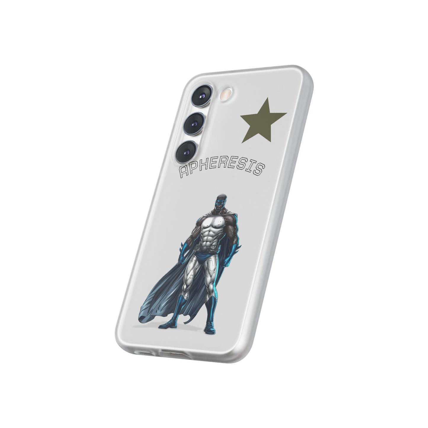 Superhero Flexi Cases - Custom Phone Cover, Comic Phone Case, Gifts for Her, Birthday Present, Unique Tech Accessory, APHERESIS Design