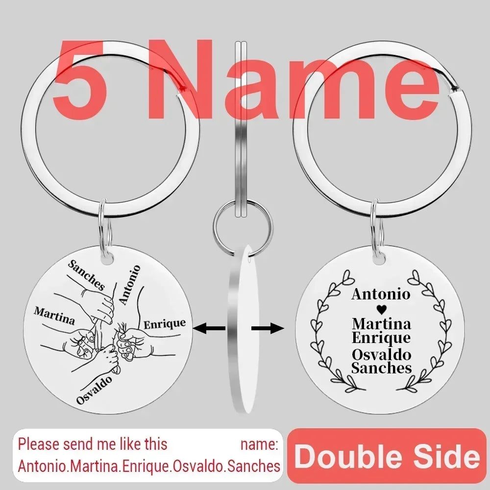 Personalized Name Keychain for Car Pendant Love Gifts