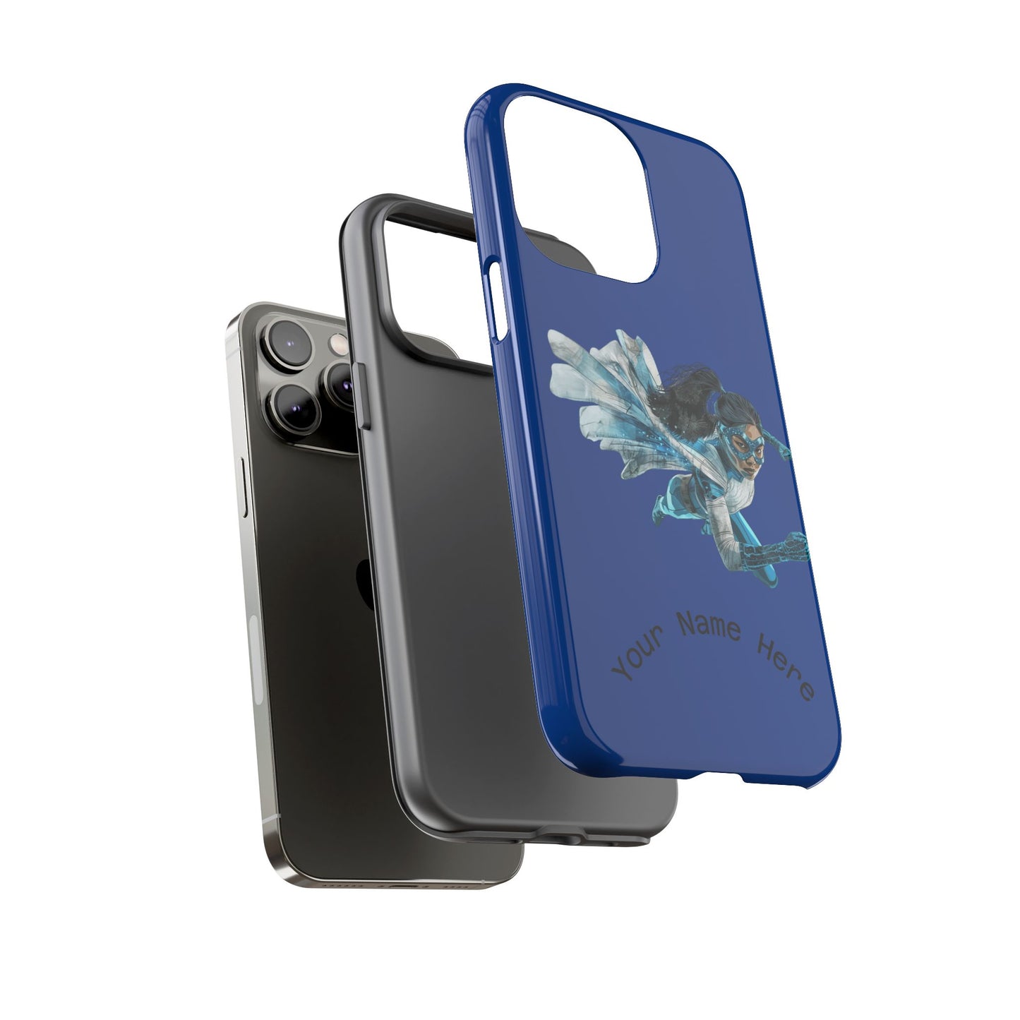 Personalized Tough Phone Case, Custom Phone Cover, Unique Gift for Her, Birthday, Customizable, Stylish Tech Accessory