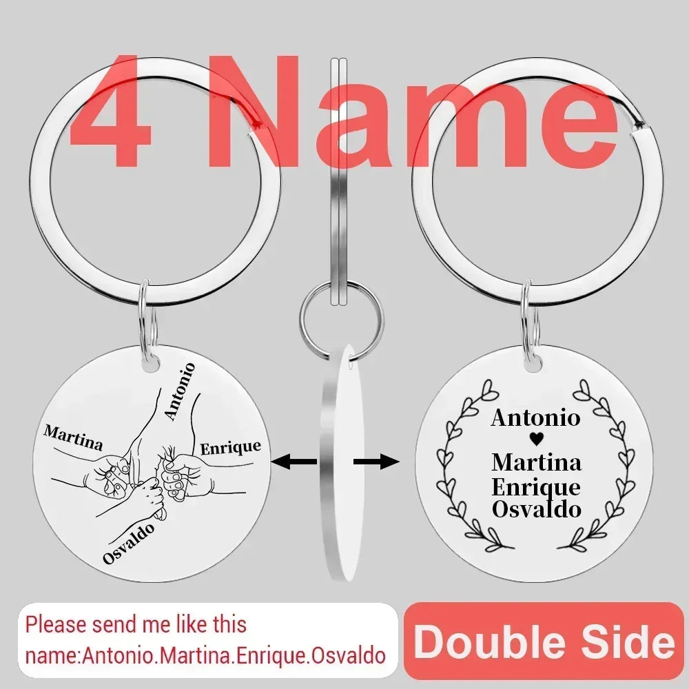 Personalized Name Keychain for Car Pendant Love Gifts