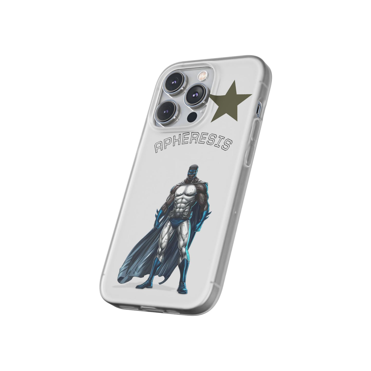 Superhero Flexi Cases - Custom Phone Cover, Comic Phone Case, Gifts for Her, Birthday Present, Unique Tech Accessory, APHERESIS Design