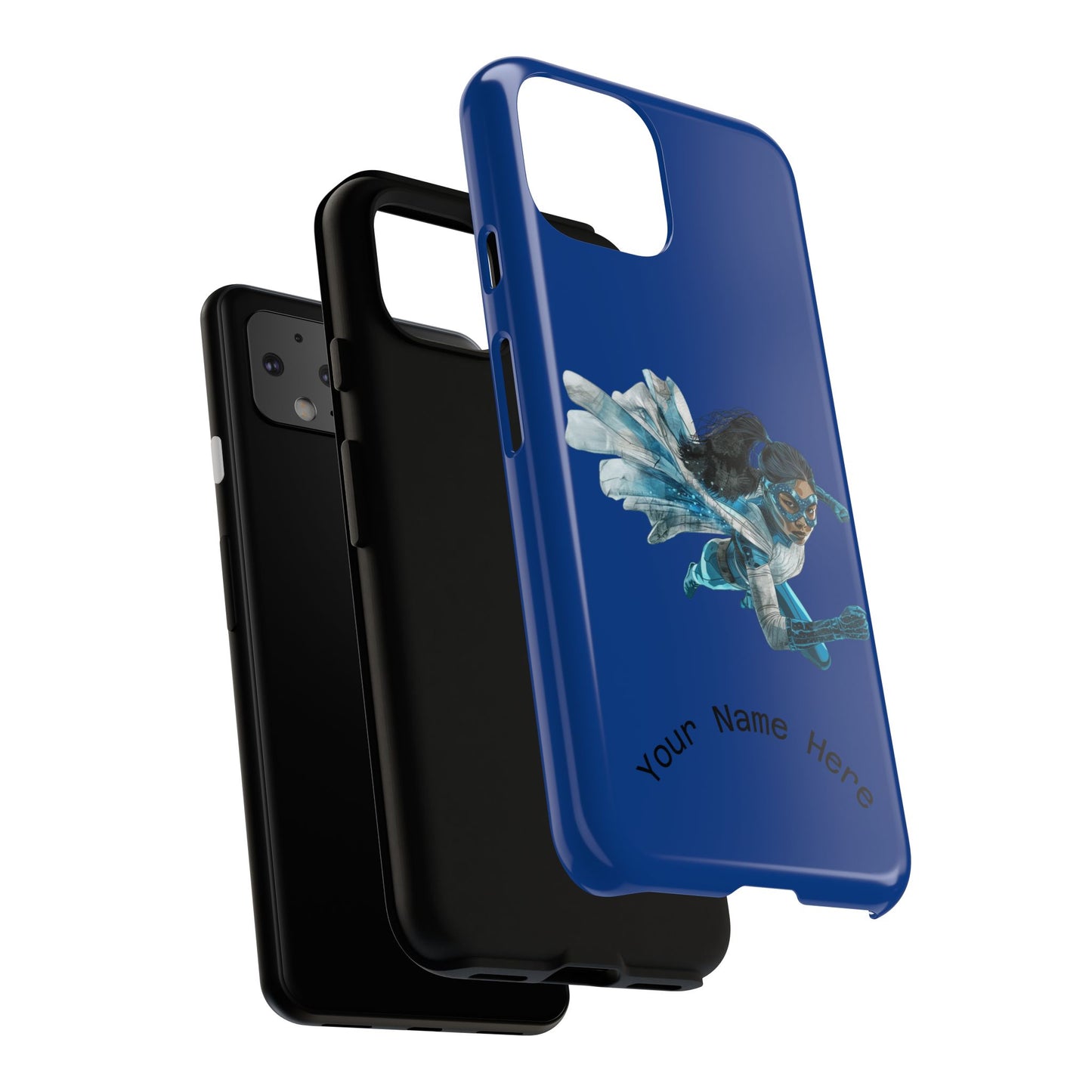 Personalized Tough Phone Case, Custom Phone Cover, Unique Gift for Her, Birthday, Customizable, Stylish Tech Accessory