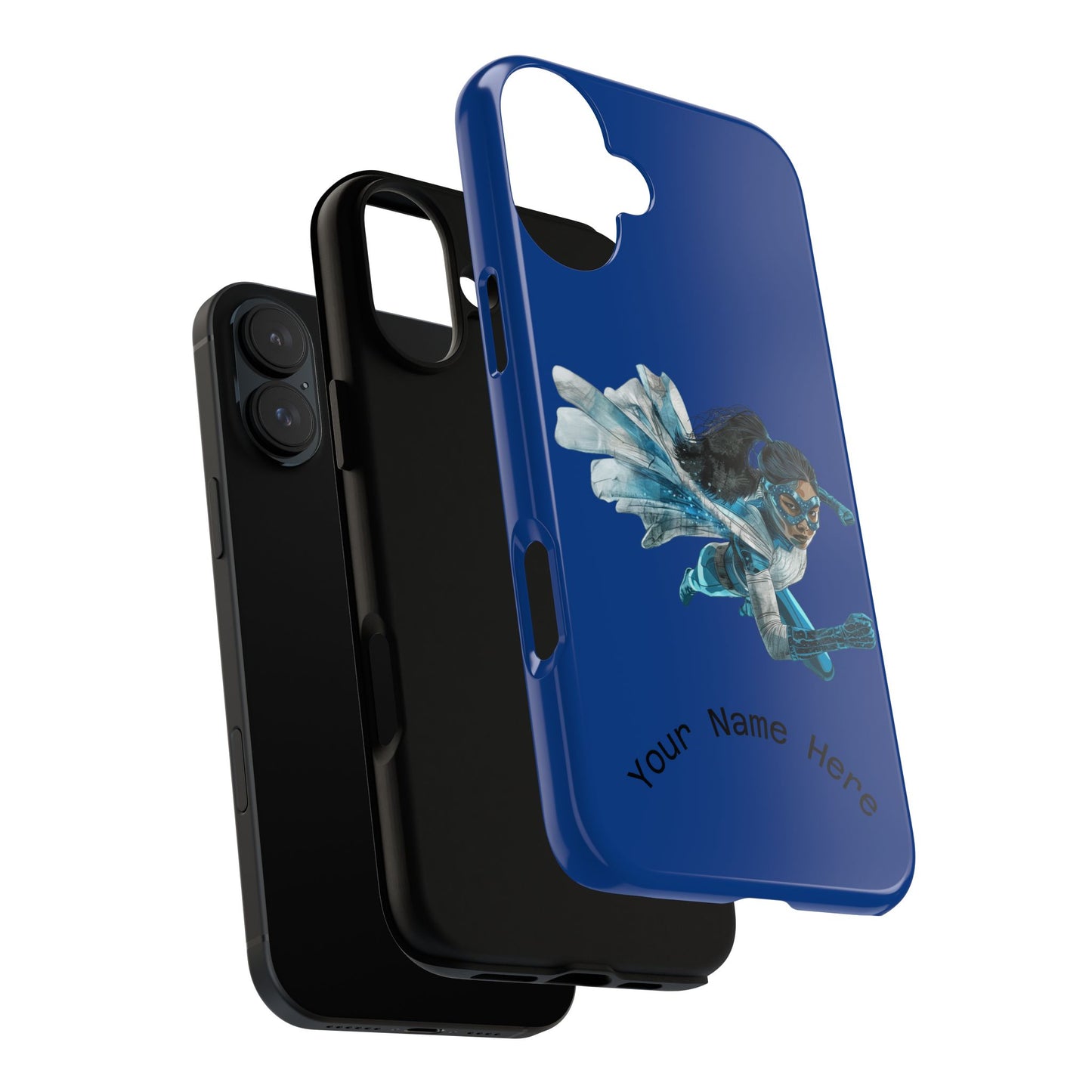 Personalized Tough Phone Case, Custom Phone Cover, Unique Gift for Her, Birthday, Customizable, Stylish Tech Accessory