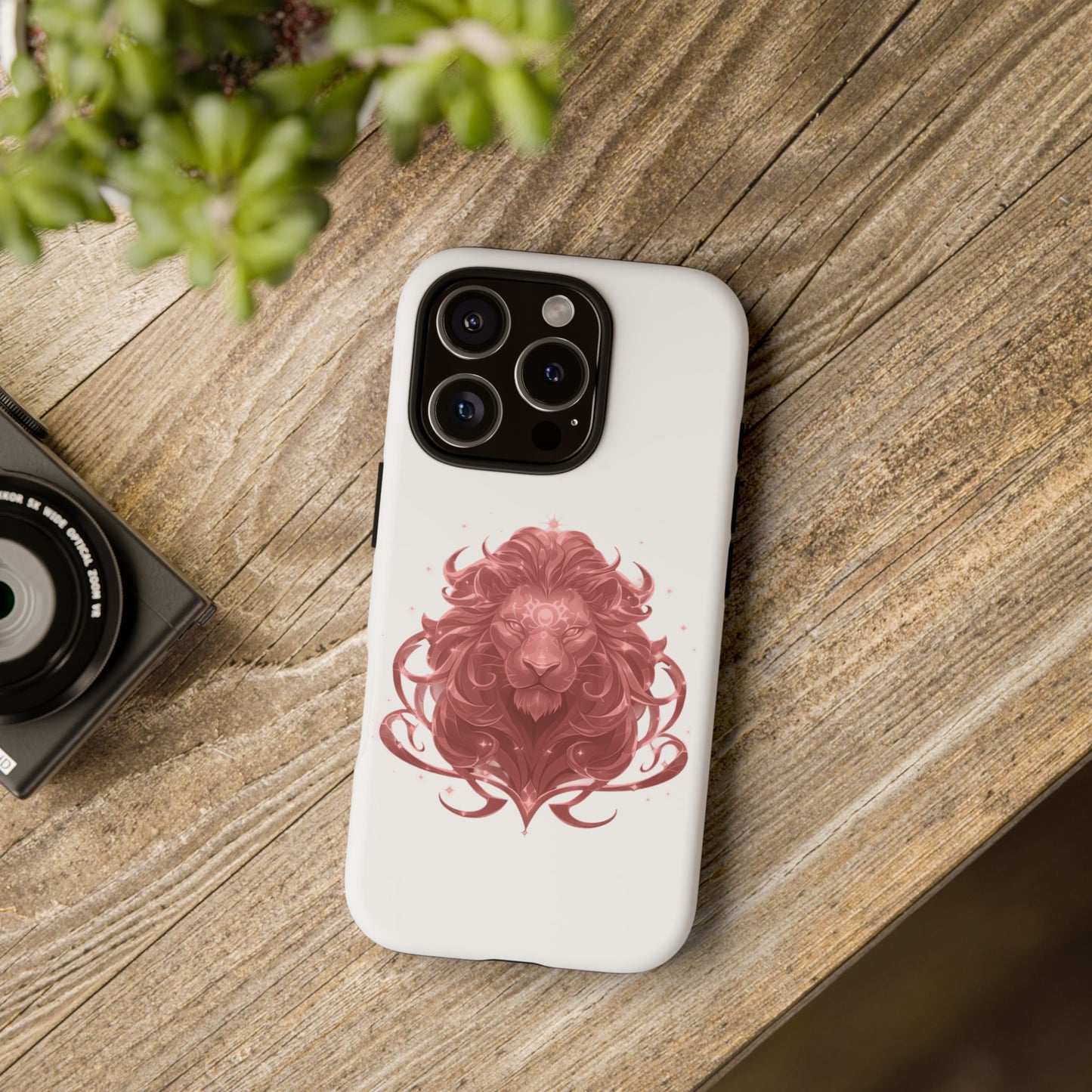 Lion Themed Phone Case, Tough Phone Case with Lion Design, Stylish Phone Cover for Animal Lovers, Unique Gift for Birthdays, Fierce [...]