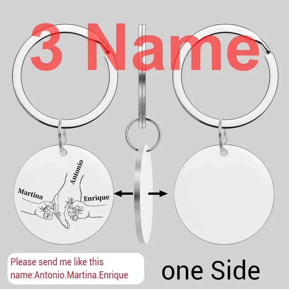 Personalized Name Keychain for Car Pendant Love Gifts