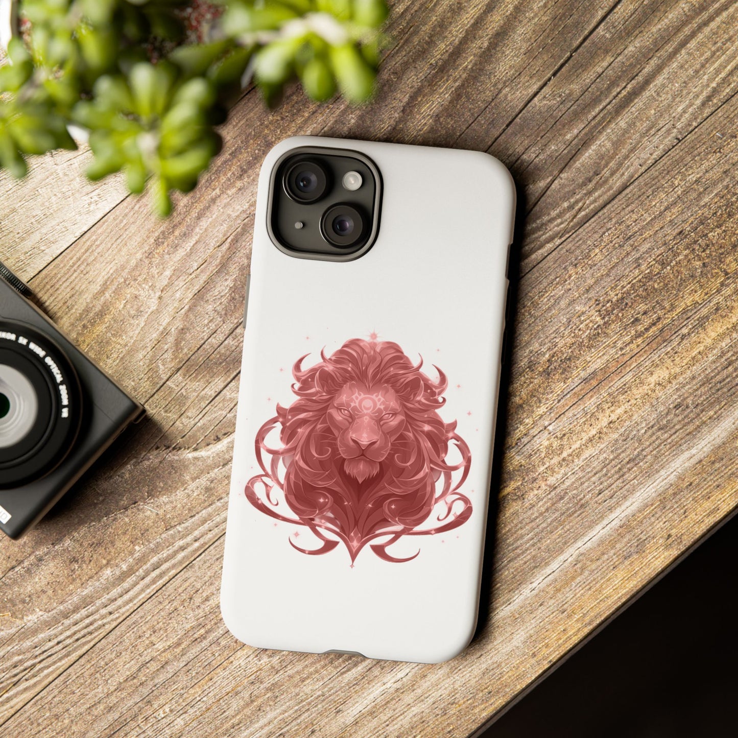 Lion Themed Phone Case, Tough Phone Case with Lion Design, Stylish Phone Cover for Animal Lovers, Unique Gift for Birthdays, Fierce [...]
