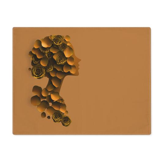 Custom Elegant Rose Silhouette Placemat - Decorative Table Accessory for Dining, Home Décor, Kitchen Table, Gifts, Entertaining