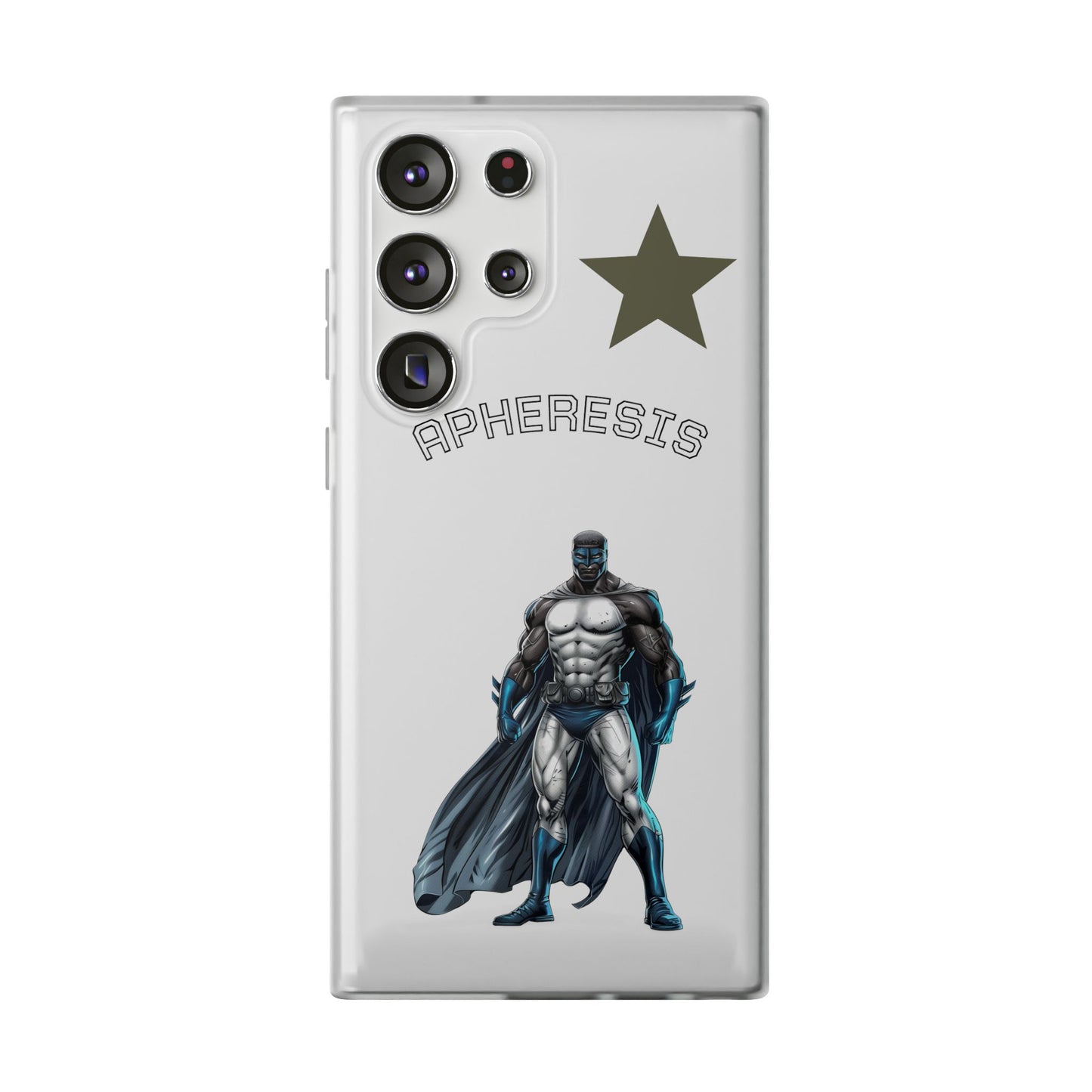 Superhero Flexi Cases - Custom Phone Cover, Comic Phone Case, Gifts for Her, Birthday Present, Unique Tech Accessory, APHERESIS Design
