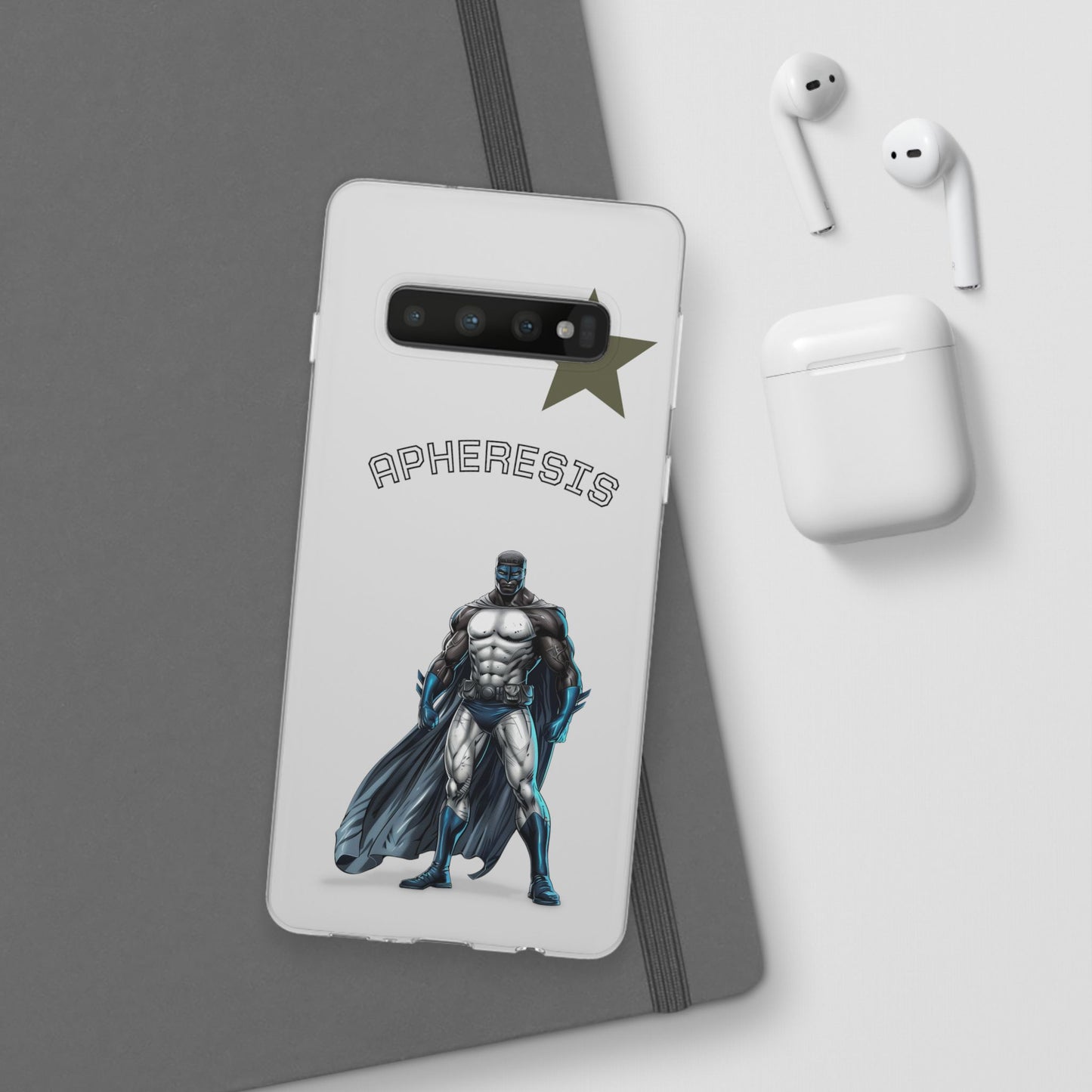 Superhero Flexi Cases - Custom Phone Cover, Comic Phone Case, Gifts for Her, Birthday Present, Unique Tech Accessory, APHERESIS Design