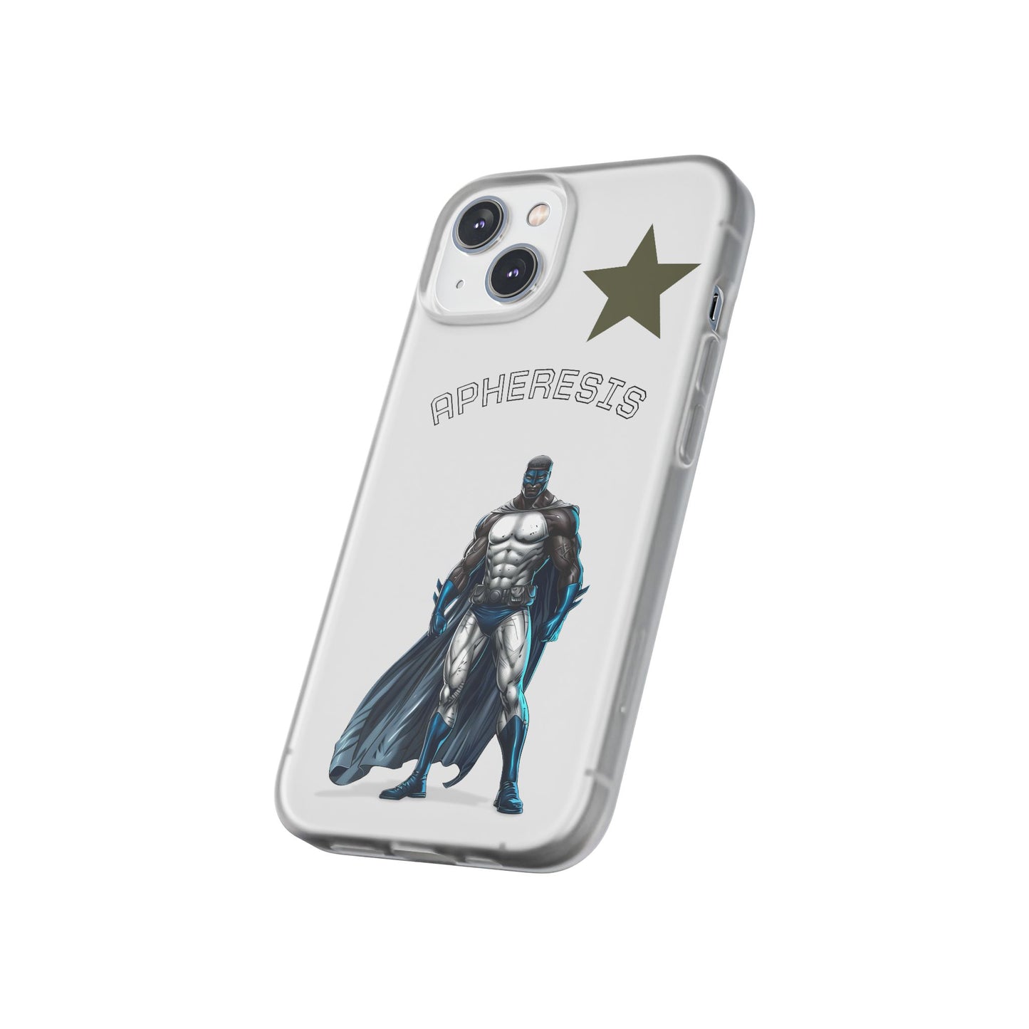 Superhero Flexi Cases - Custom Phone Cover, Comic Phone Case, Gifts for Her, Birthday Present, Unique Tech Accessory, APHERESIS Design