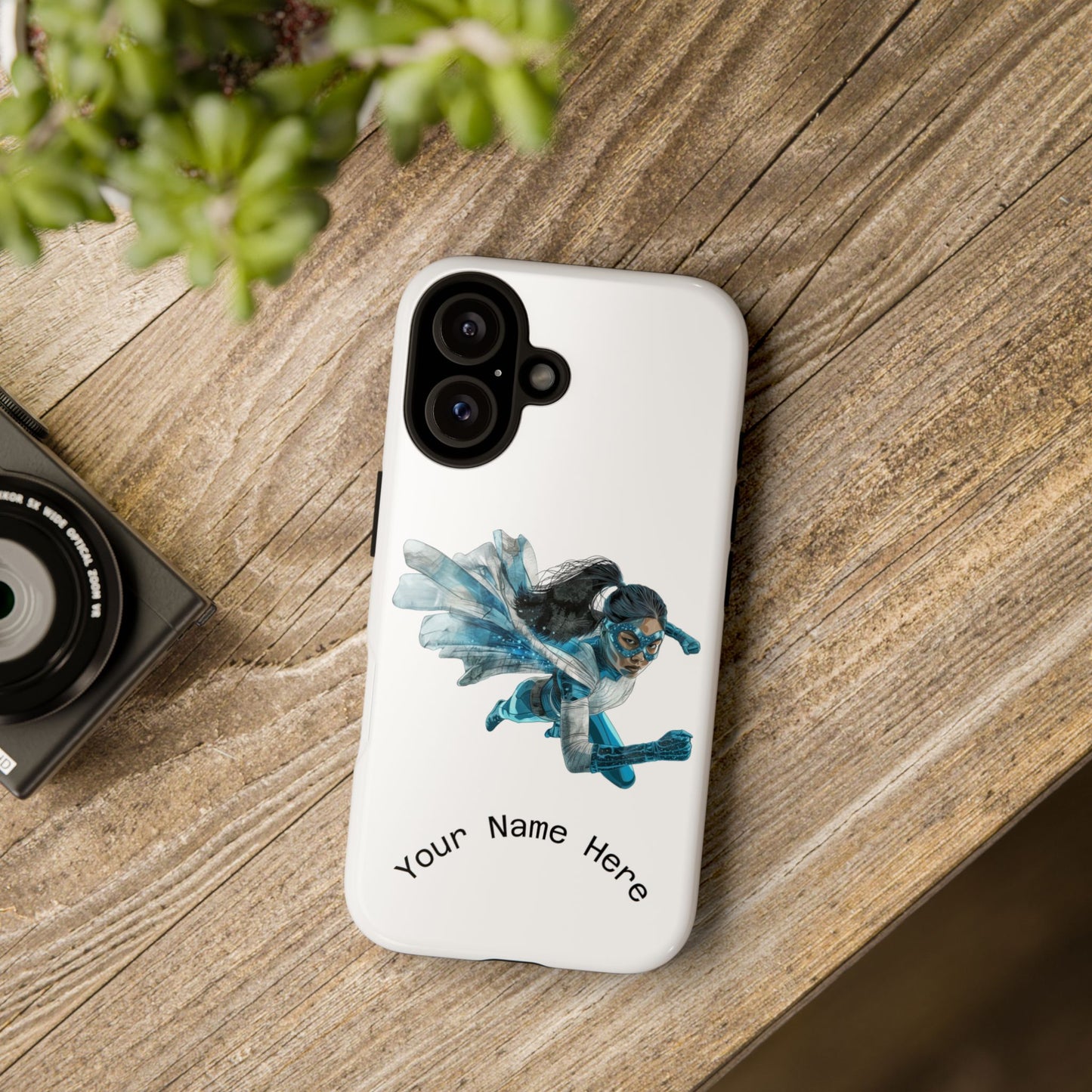 Personalized Tough Phone Case, Custom Phone Cover, Unique Gift for Her, Birthday, Customizable, Stylish Tech Accessory
