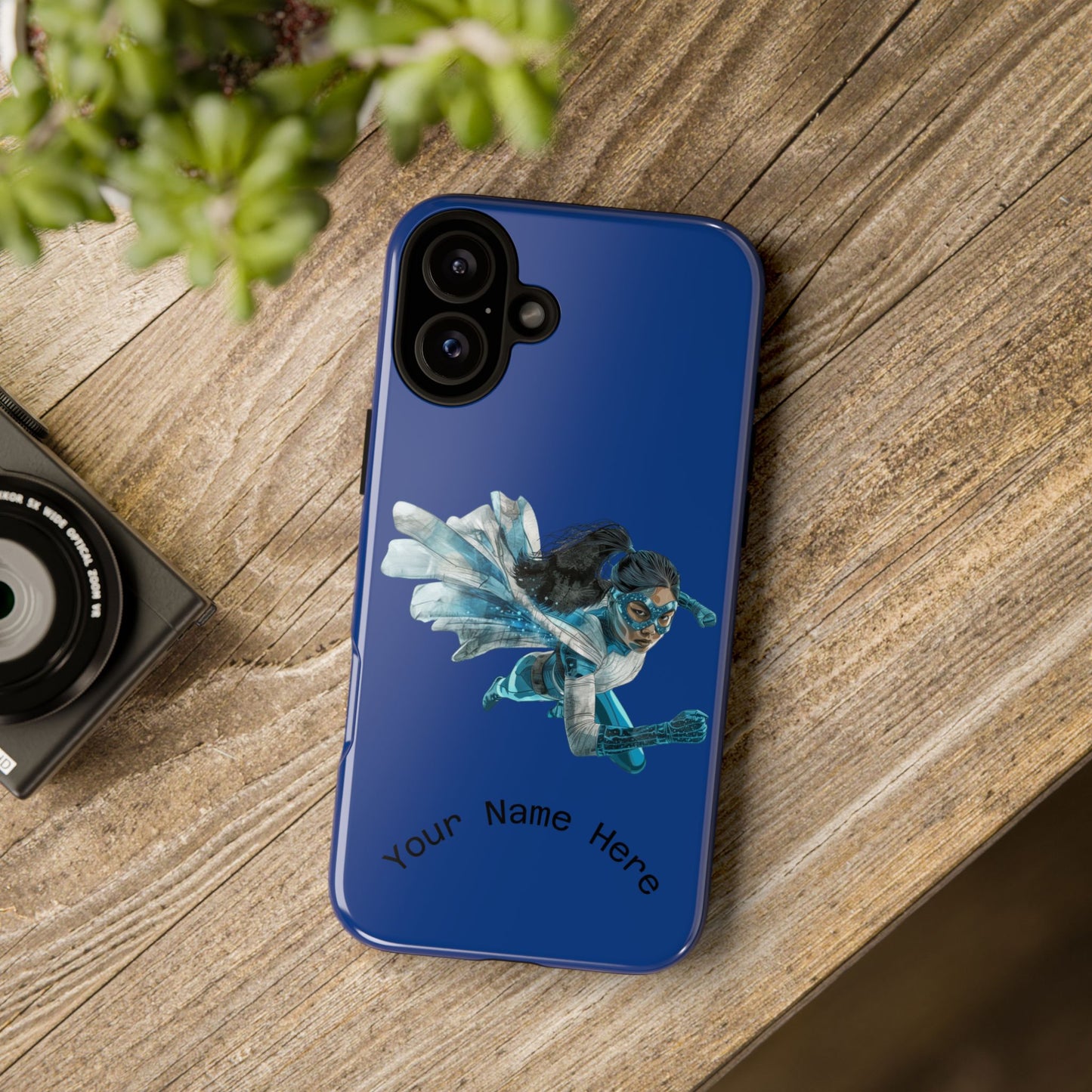 Personalized Tough Phone Case, Custom Phone Cover, Unique Gift for Her, Birthday, Customizable, Stylish Tech Accessory
