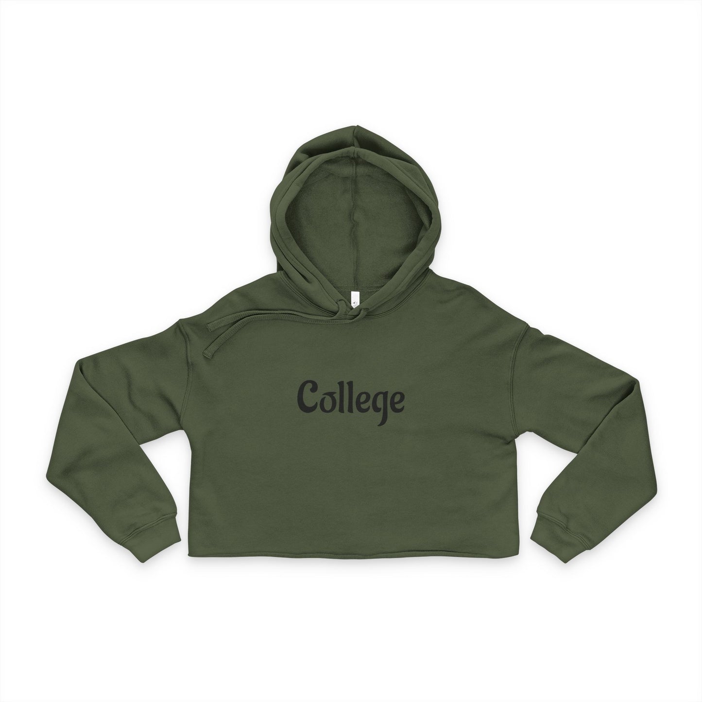 Cropped Hoodie for College Girls - Cozy, Stylish & Fun