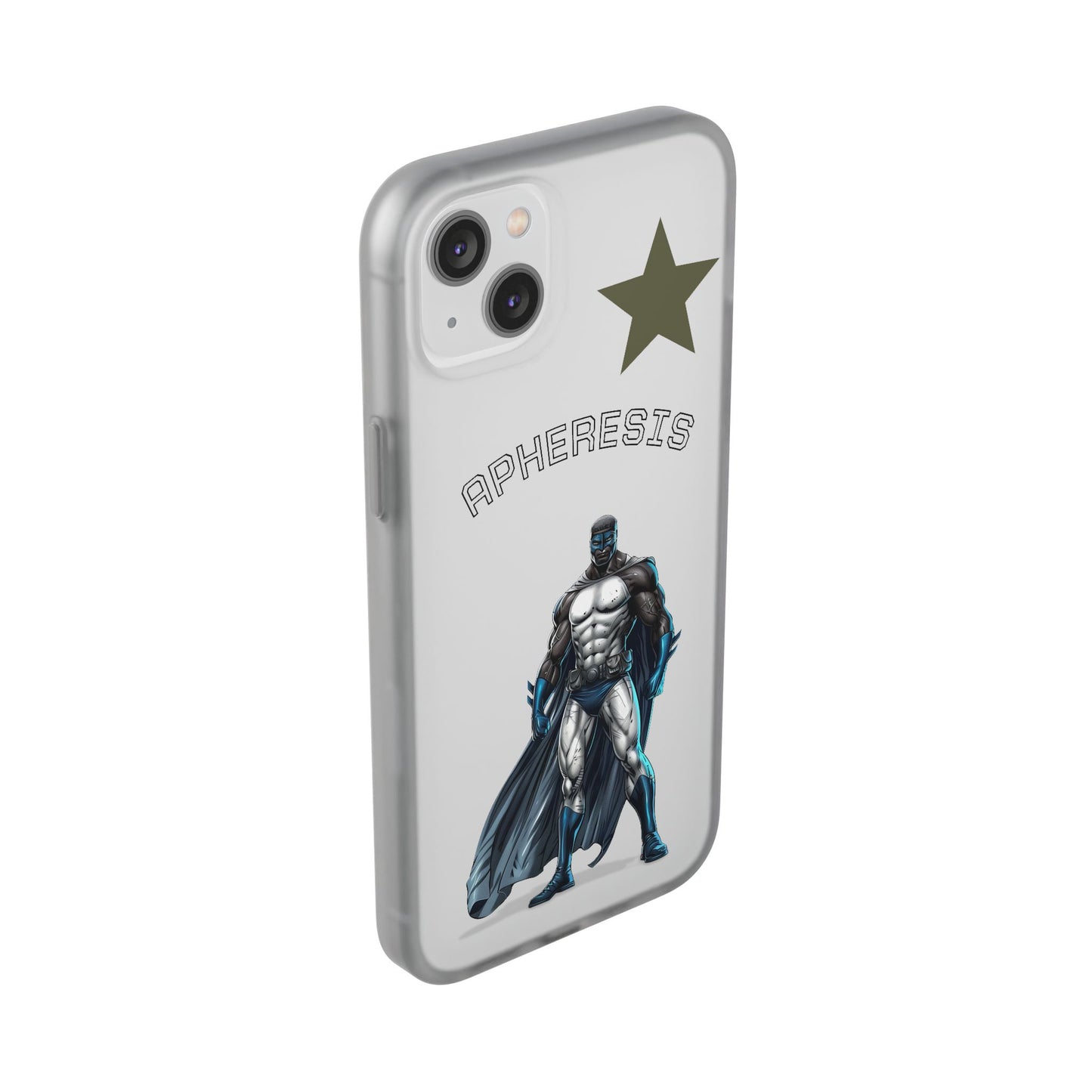 Superhero Flexi Cases - Custom Phone Cover, Comic Phone Case, Gifts for Her, Birthday Present, Unique Tech Accessory, APHERESIS Design